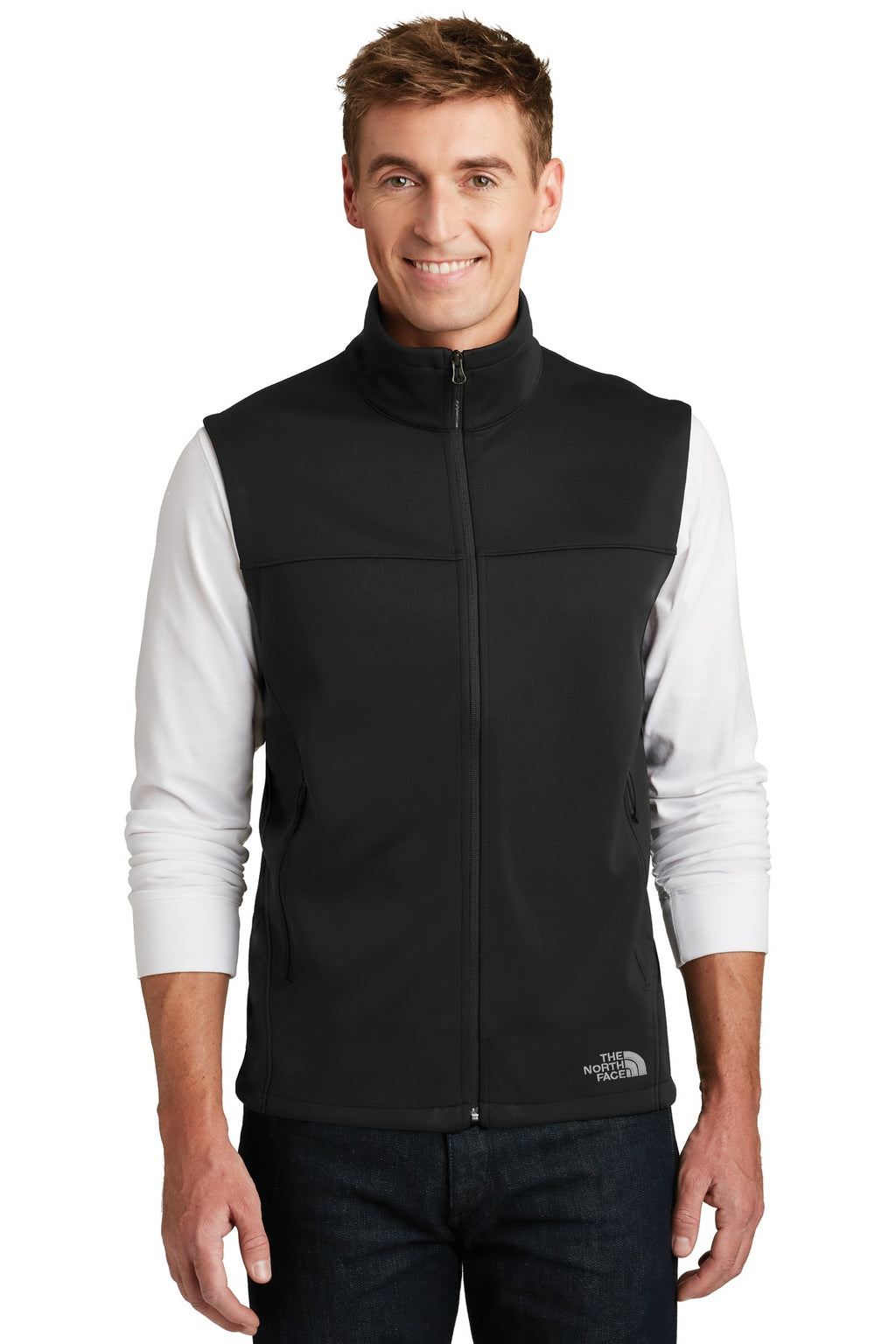 The North Face Ridgewall Soft Shell Vest. NF0A3LGZ - TNF Black - front