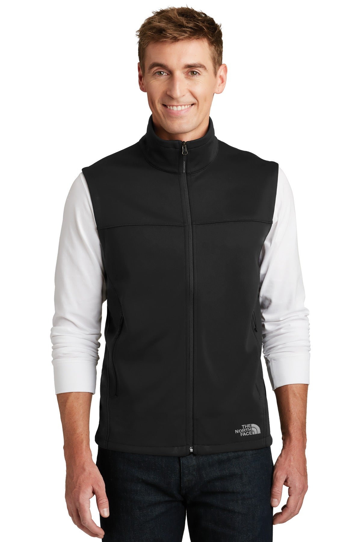 The North Face Ridgewall Soft Shell Vest. NF0A3LGZ - TNF Black - front