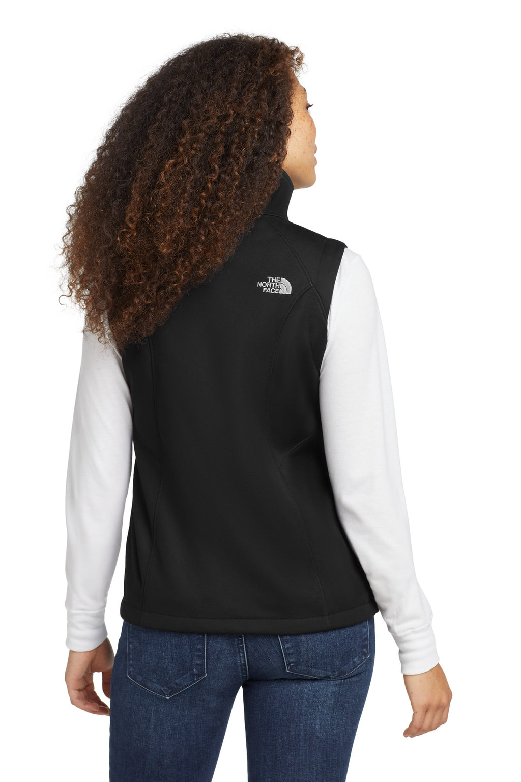 The North Face Women's Ridgewall Soft Shell Vest. NF0A3LH1 - TNF Black - back