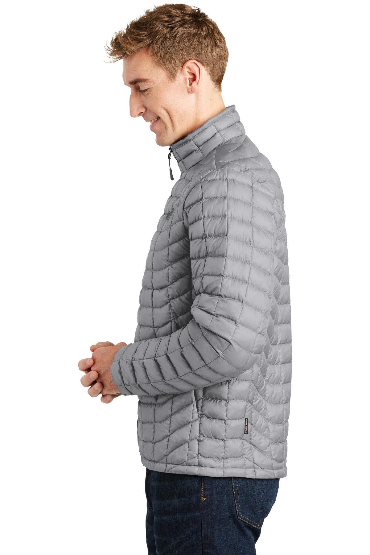 The North Face ThermoBall Trekker Jacket. NF0A3LH2 - Mid Grey - side
