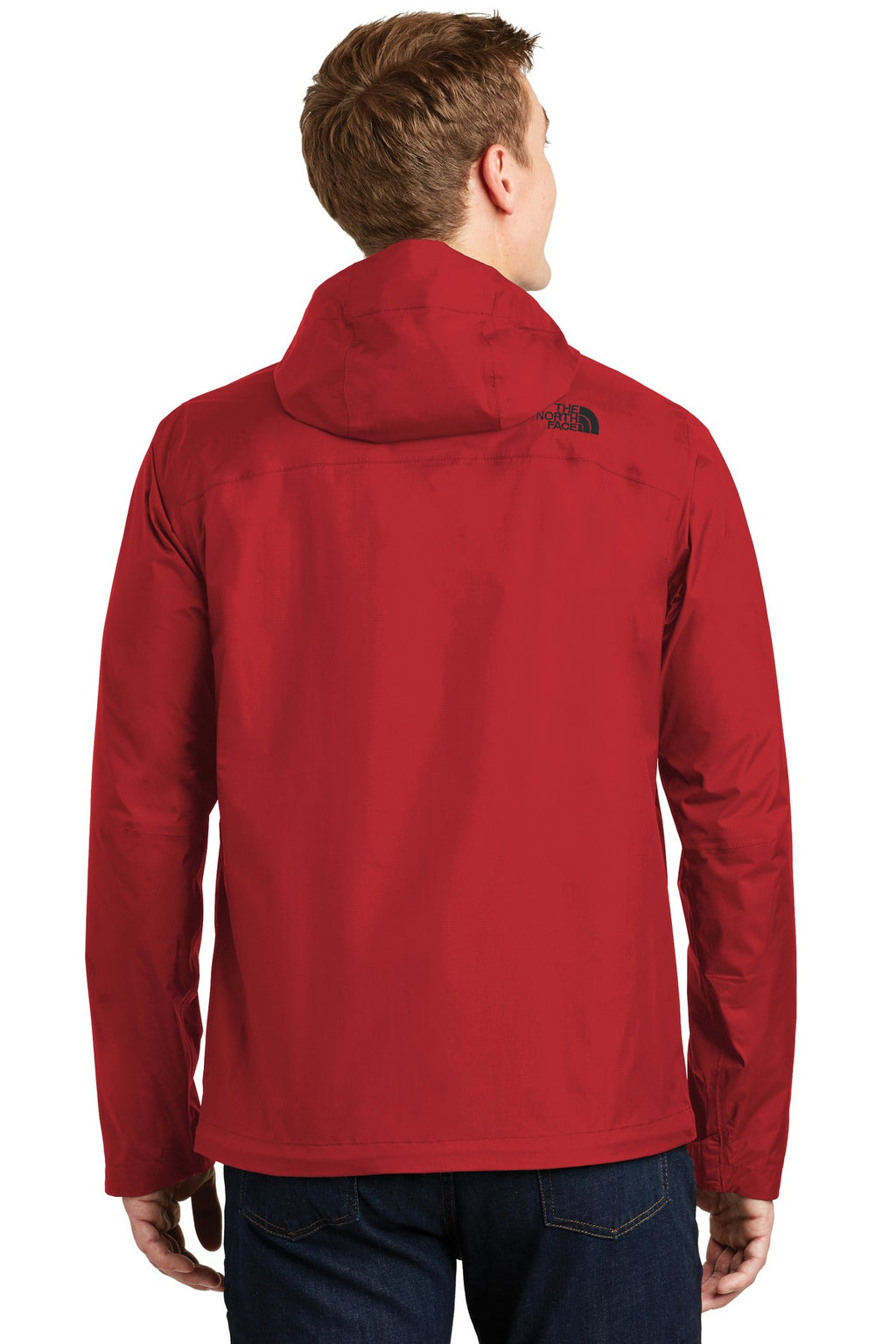 The North Face DryVent Rain Jacket. NF0A3LH4 - Rage Red - back