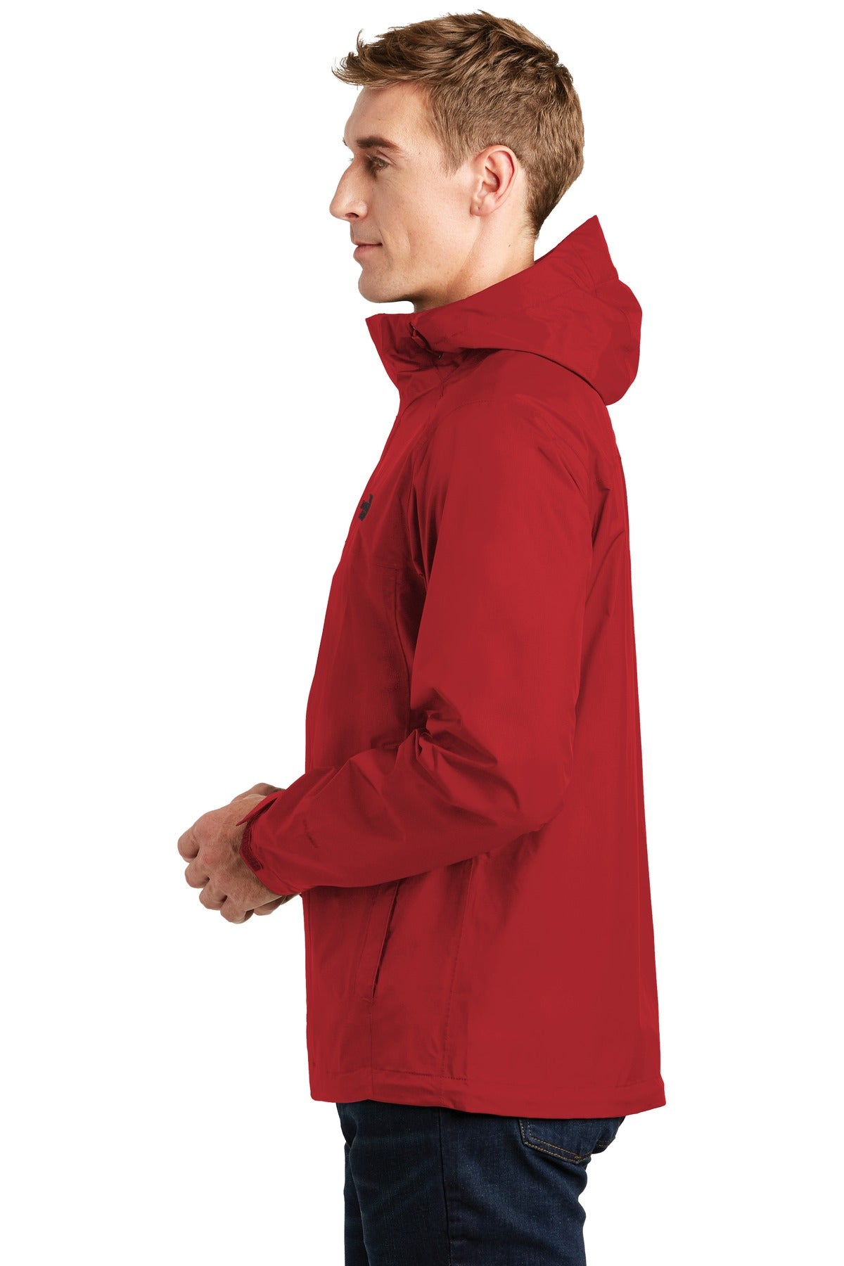 The North Face DryVent Rain Jacket. NF0A3LH4 - Rage Red - side