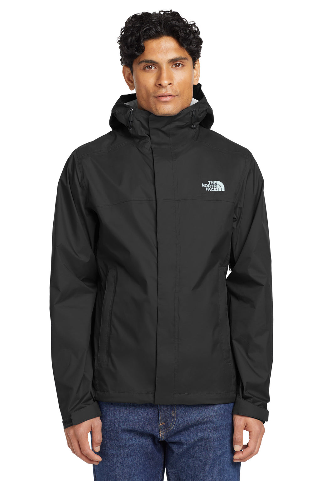 The North Face DryVent Rain Jacket. NF0A3LH4 - TNF Black - front