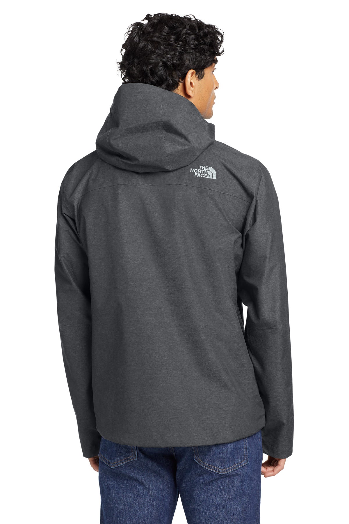 The North Face DryVent Rain Jacket. NF0A3LH4 - TNF Dark Grey Heather - back
