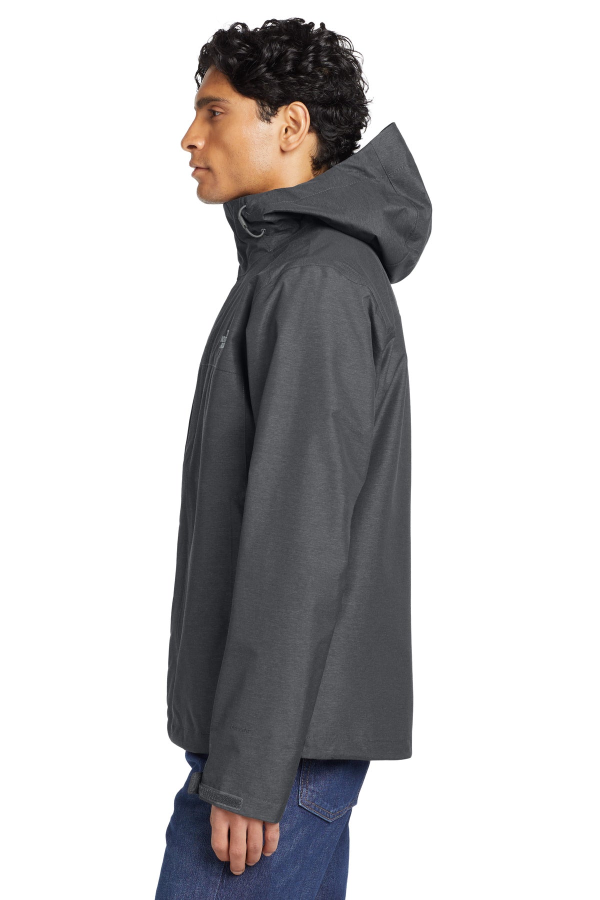 The North Face DryVent Rain Jacket. NF0A3LH4 - TNF Dark Grey Heather - side