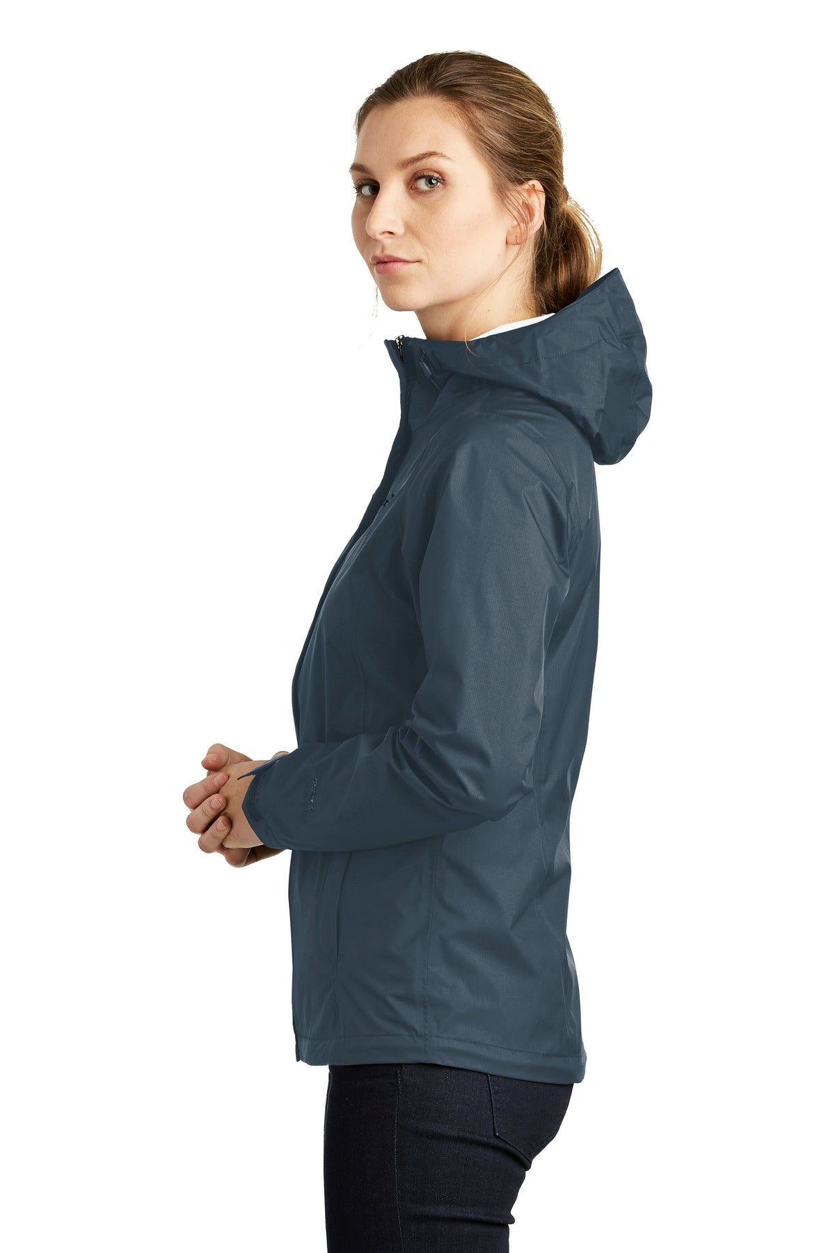 The North Face Women's DryVent Rain Jacket. NF0A3LH5 - Shady Blue - side