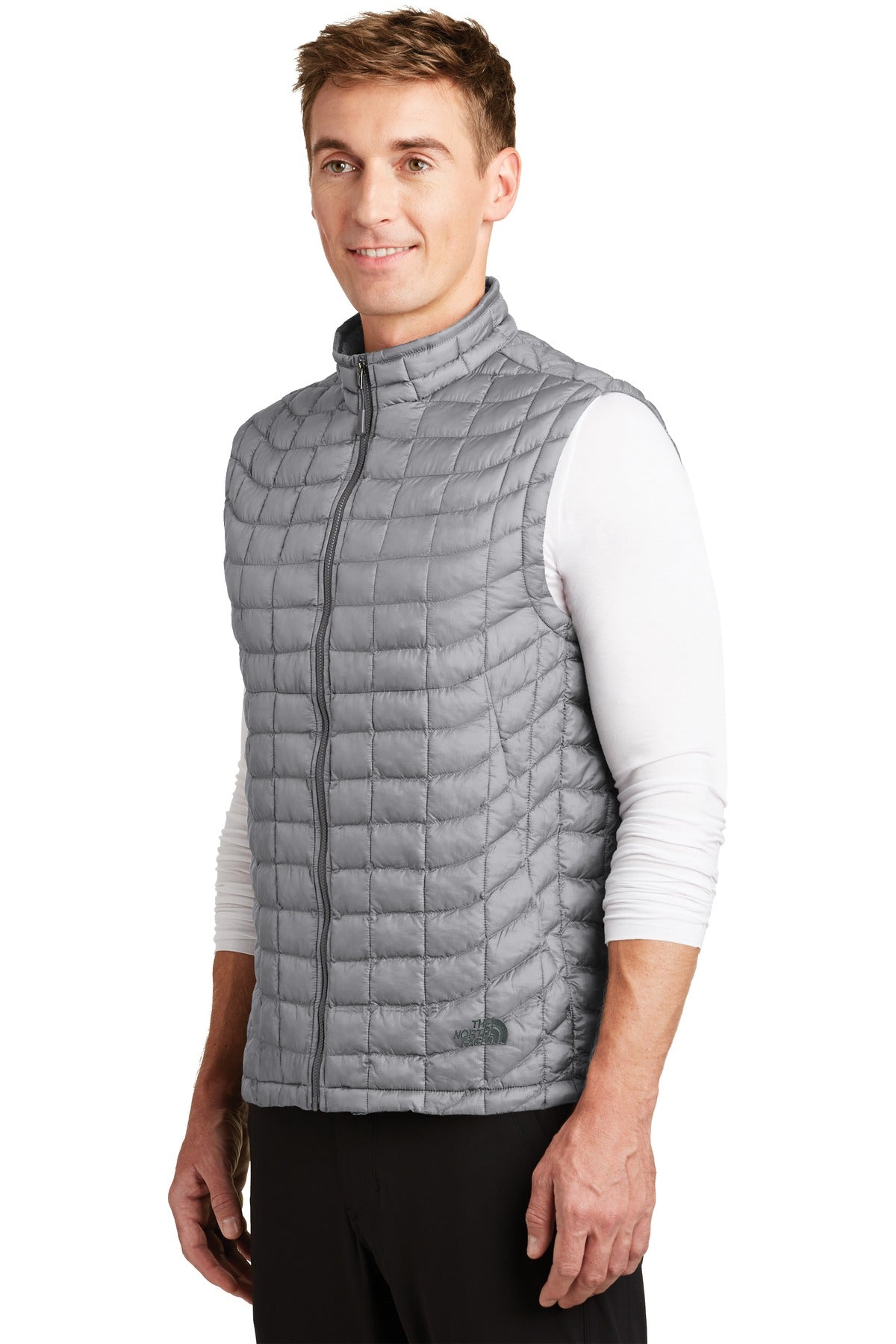 The North Face ThermoBall Trekker Vest. NF0A3LHD - Mid Grey - three_q