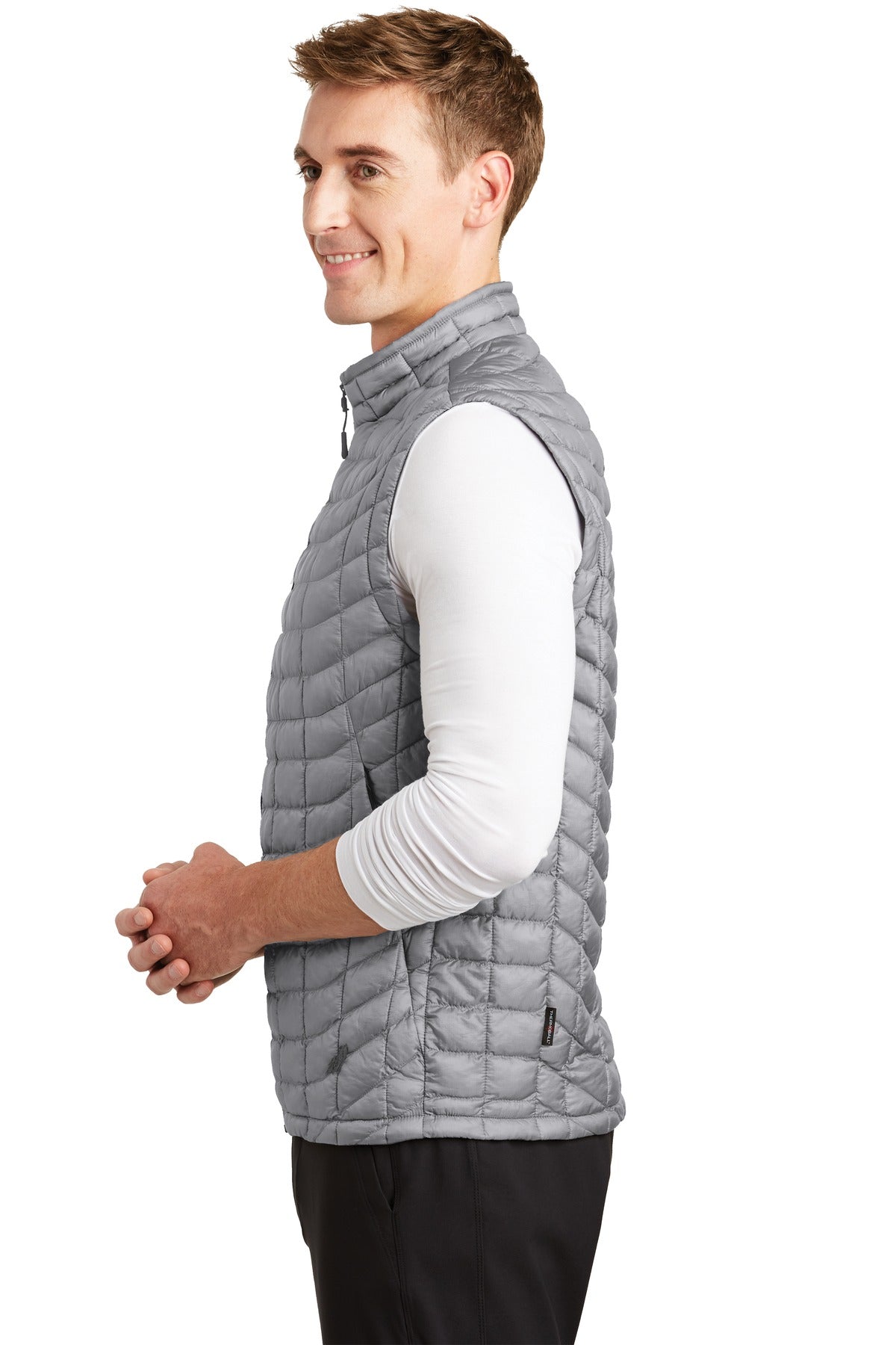 The North Face ThermoBall Trekker Vest. NF0A3LHD - Mid Grey - side