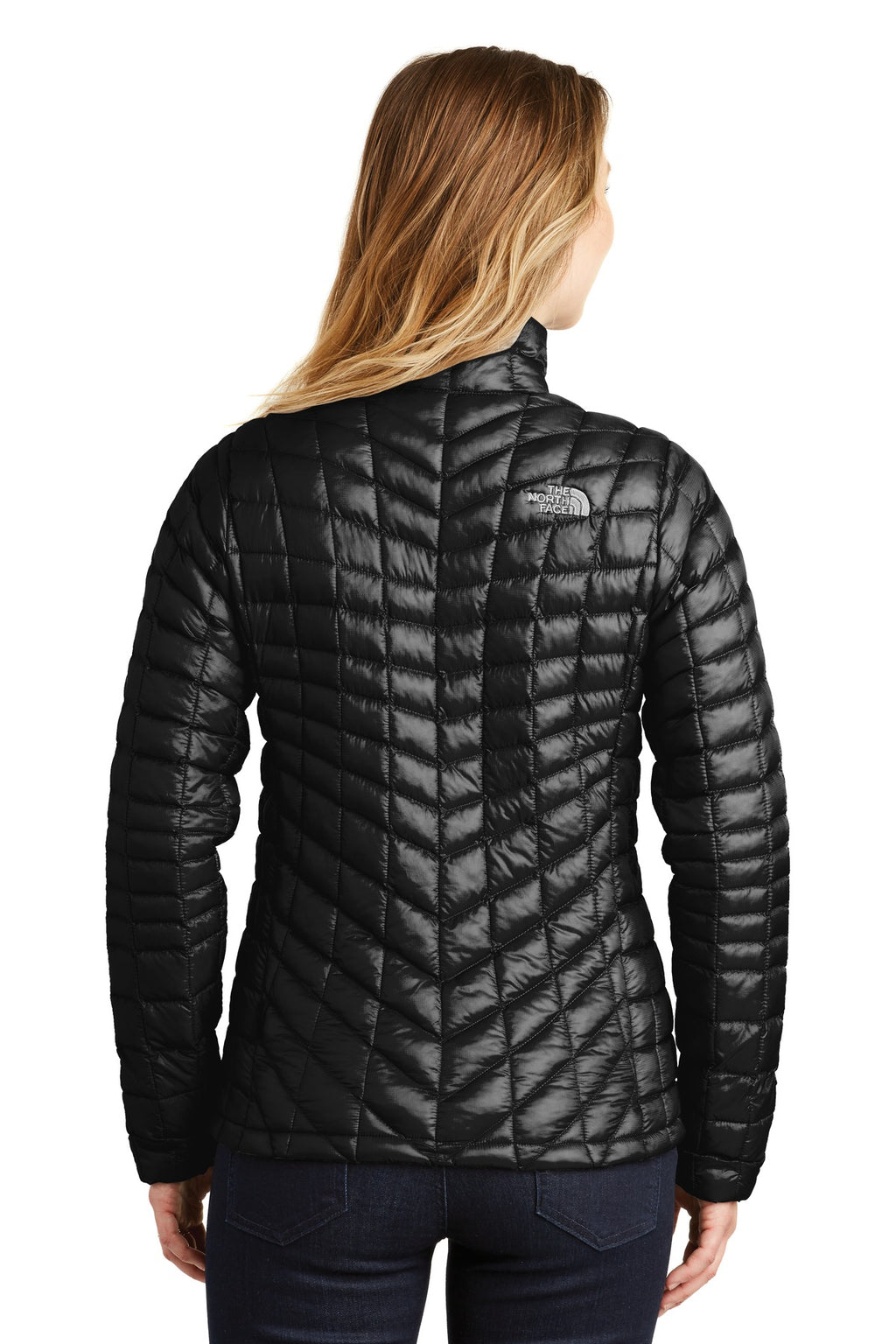 The North Face Women's ThermoBall Trekker Jacket. NF0A3LHK - TNF Black - back