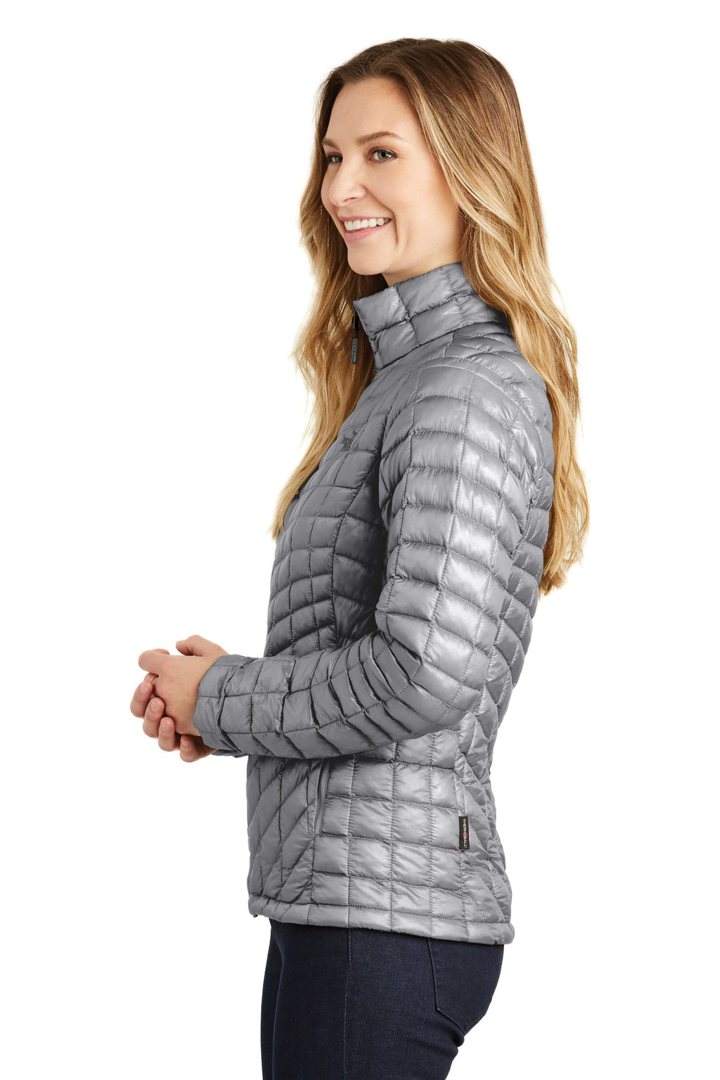 The North Face Women's ThermoBall Trekker Jacket. NF0A3LHK - Mid Grey - side