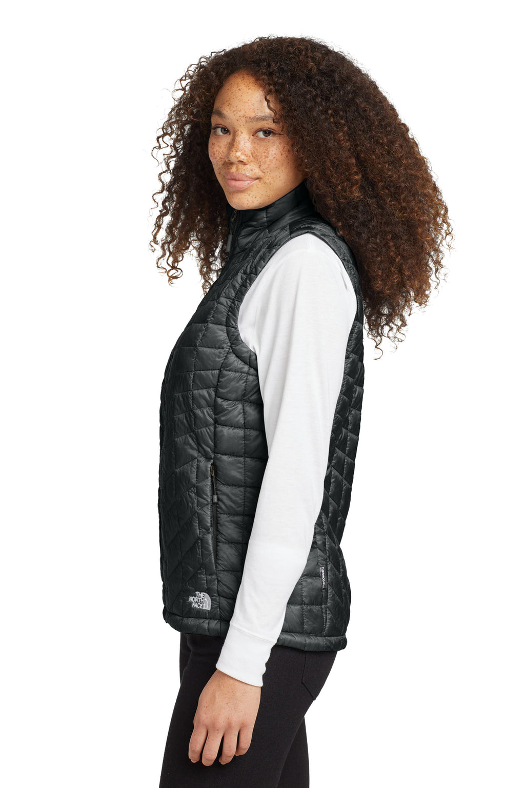 The North Face Women's ThermoBall Trekker Vest. NF0A3LHL - TNF Black - side
