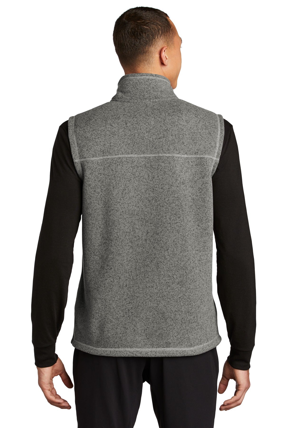The North Face Sweater Fleece Vest NF0A47FA - TNF Medium Grey Heather - back