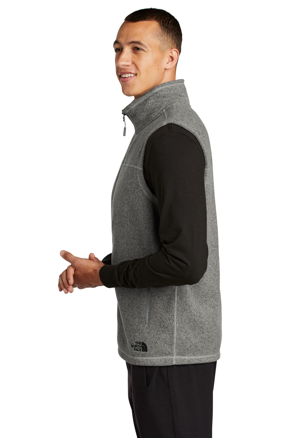 The North Face Sweater Fleece Vest NF0A47FA - TNF Medium Grey Heather - side