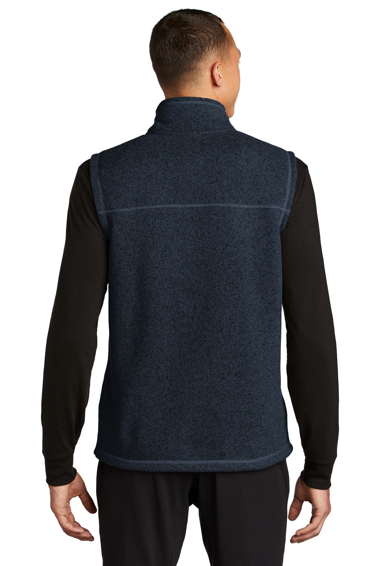 The North Face Sweater Fleece Vest NF0A47FA - Urban Navy Heather - back