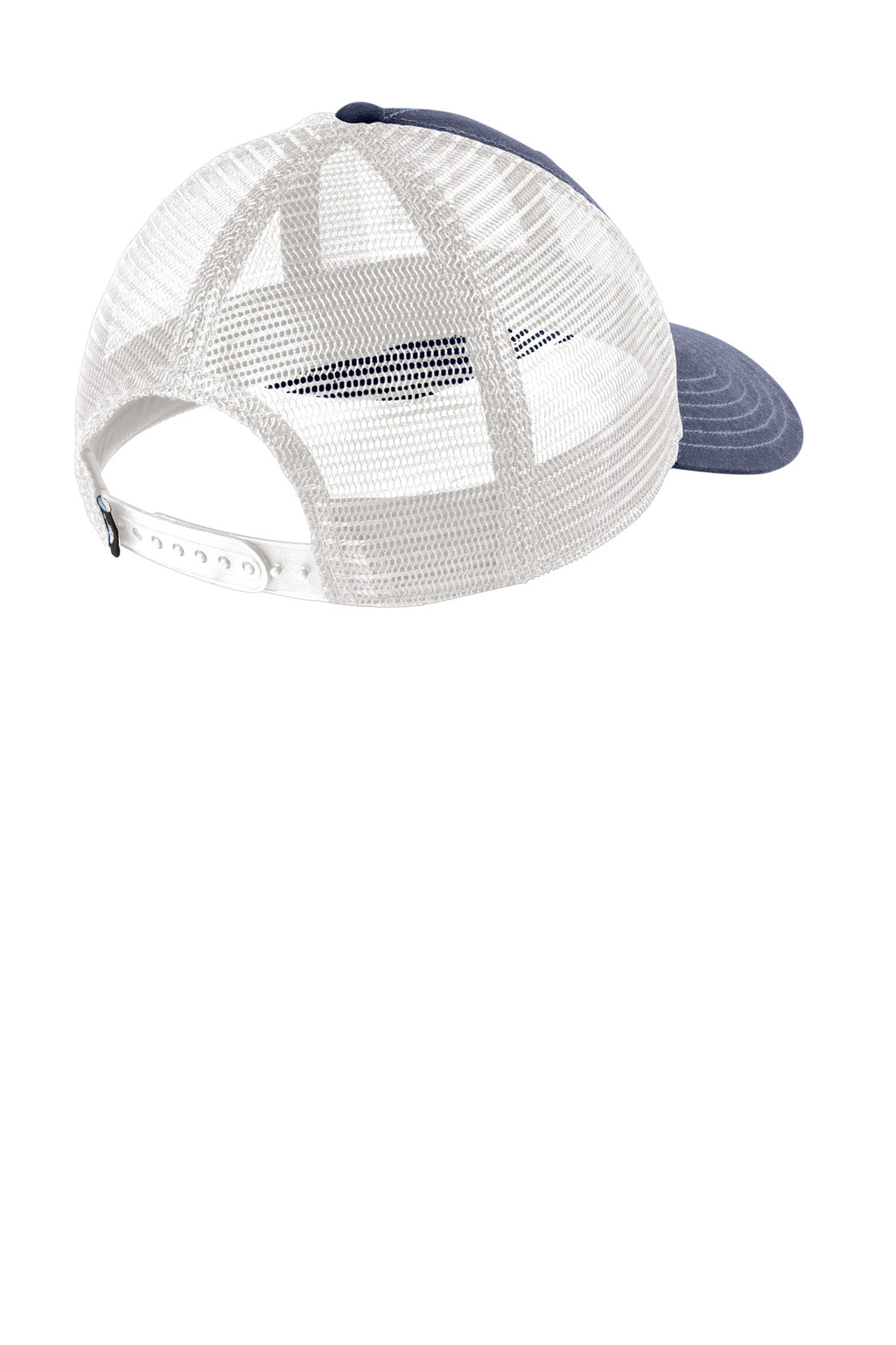 The North Face Ultimate Trucker Cap. NF0A4VUA - Urban Navy/ TNF White - back