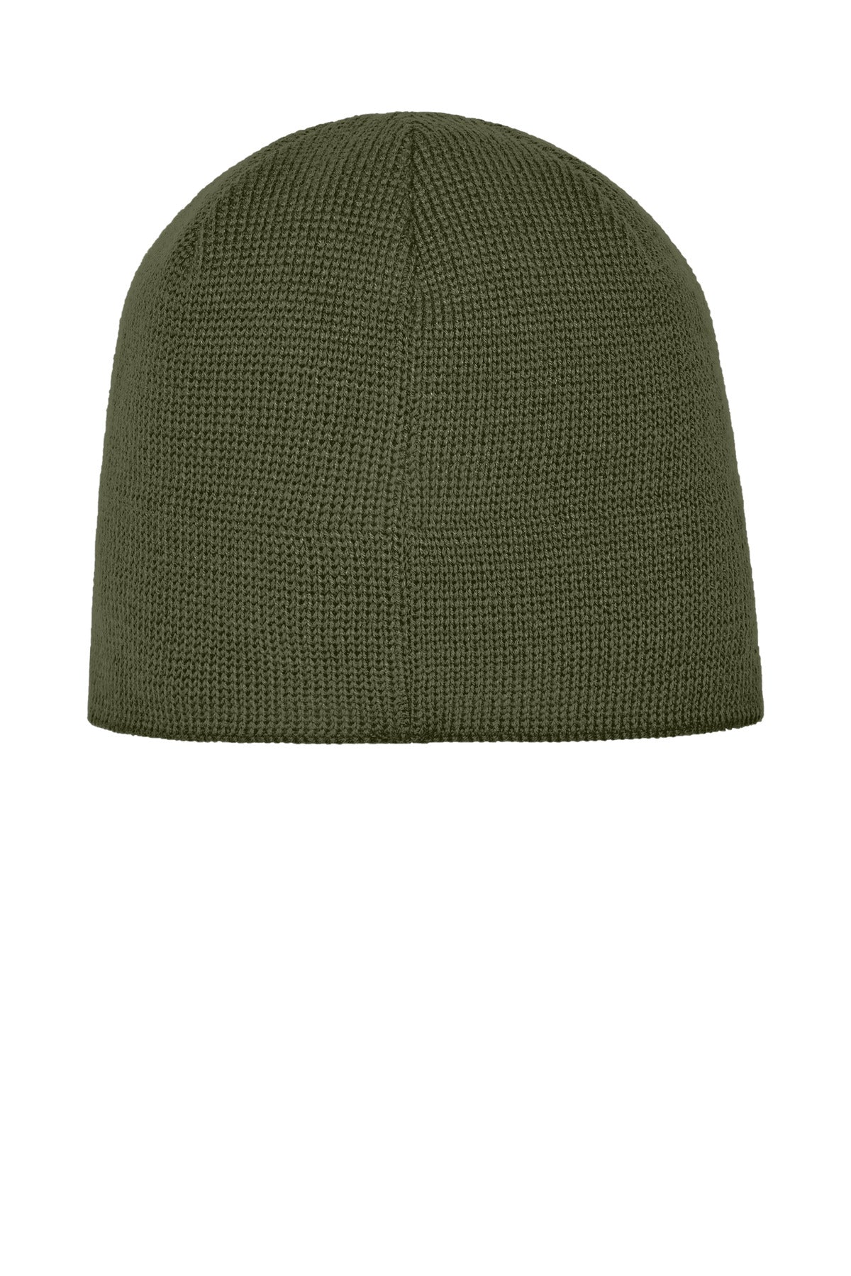 The North Face Mountain Beanie. NF0A4VUB - Burnt Olive Green - back