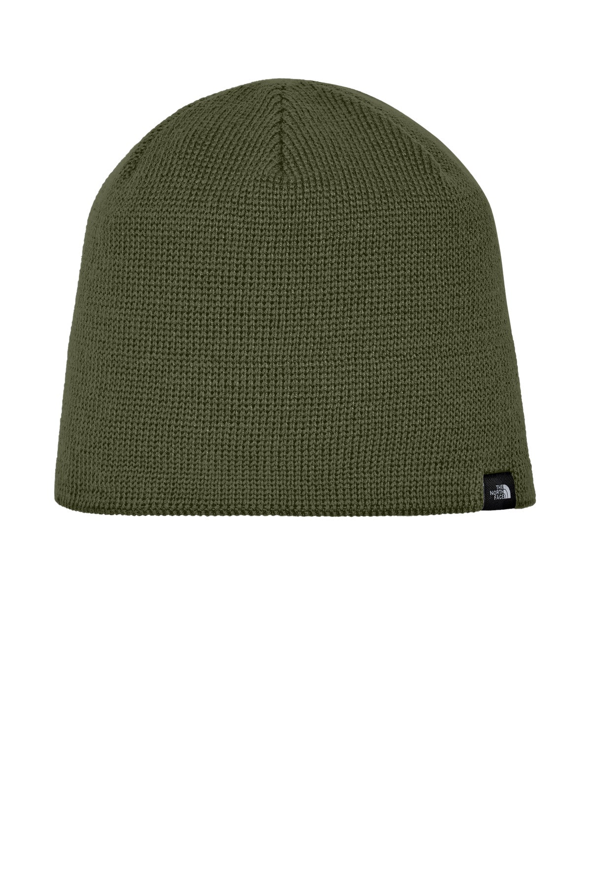 The North Face Mountain Beanie. NF0A4VUB - Burnt Olive Green - front