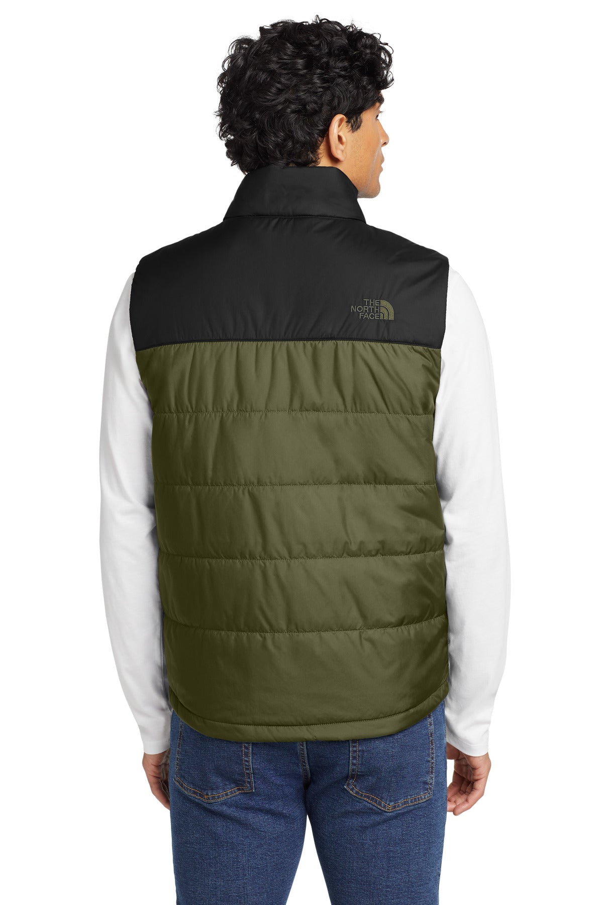 The North Face Everyday Insulated Vest. NF0A529A - Burnt Olive Green - back