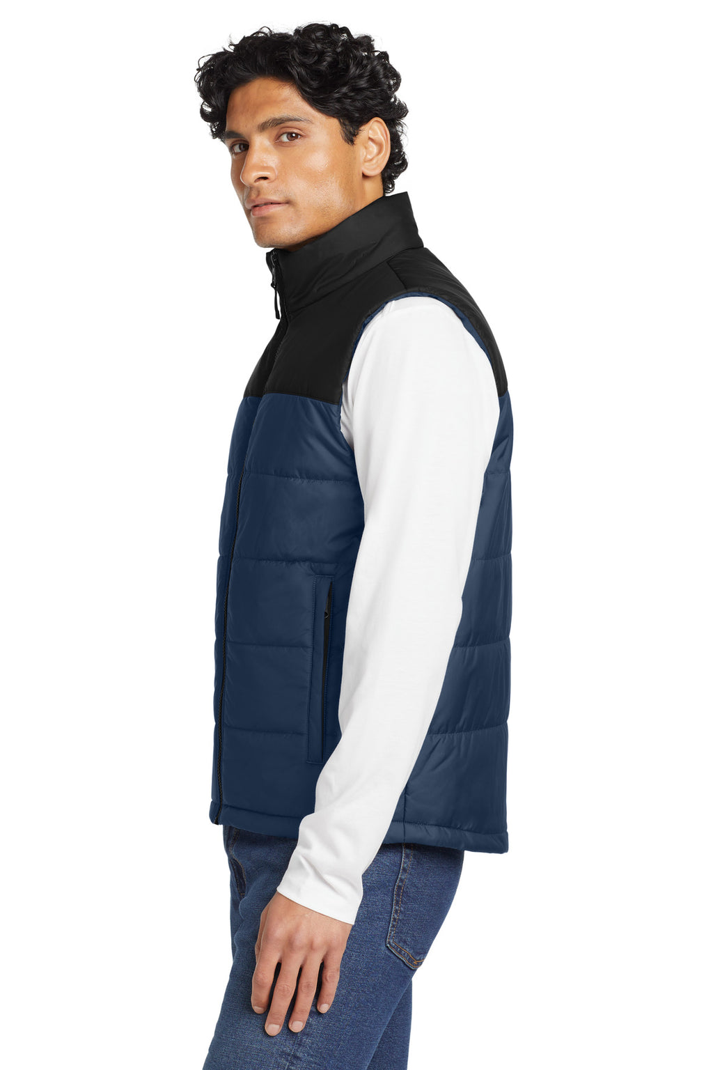 The North Face Everyday Insulated Vest. NF0A529A - Shady Blue - side