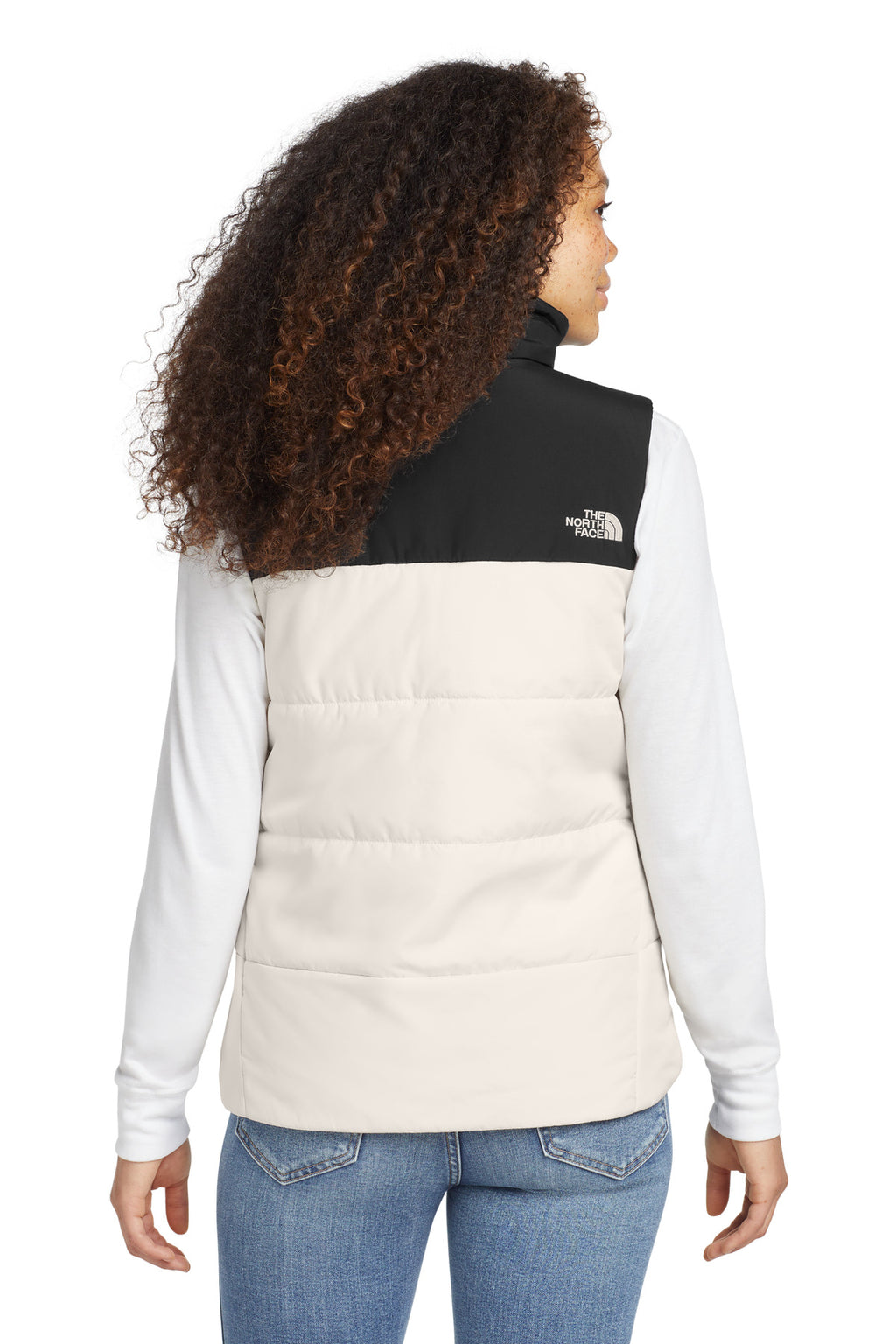 The North Face Women's Everyday Insulated Vest. NF0A529Q - Vintage White - back