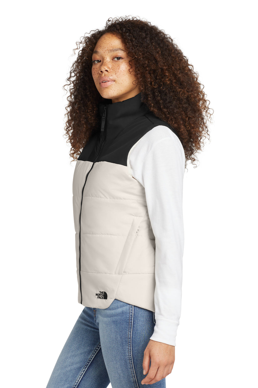 The North Face Women's Everyday Insulated Vest. NF0A529Q - Vintage White - side