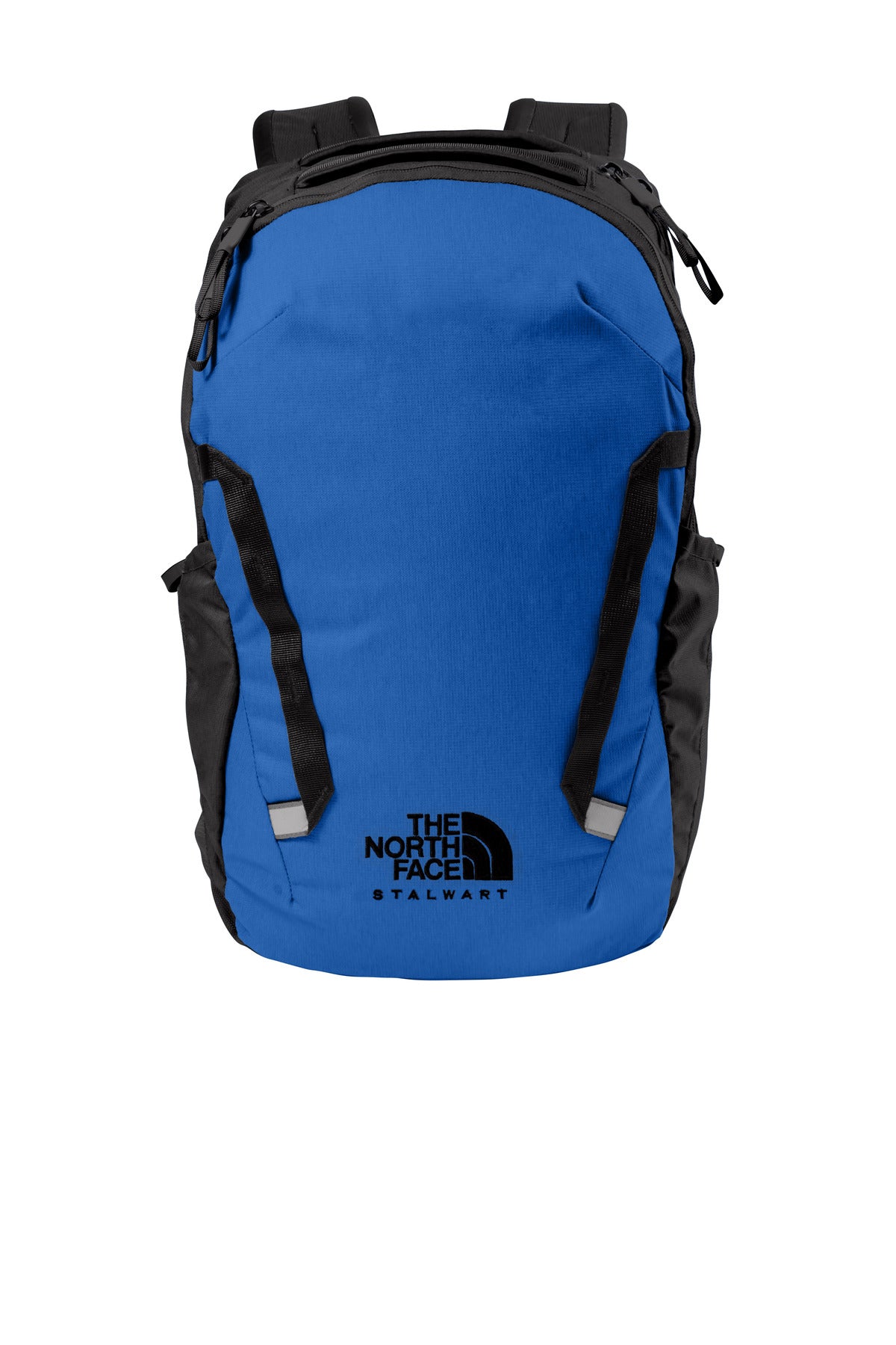 The North Face Stalwart Backpack. NF0A52S6 - TNF Black Heather/ TNF Blue - front