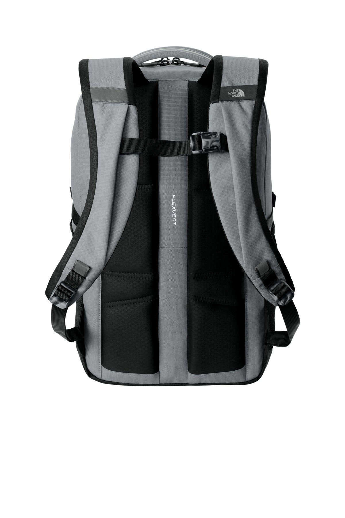 The North Face Dyno Backpack. NF0A52S7 - Mid Grey Dark Heather/ TNF Black - back