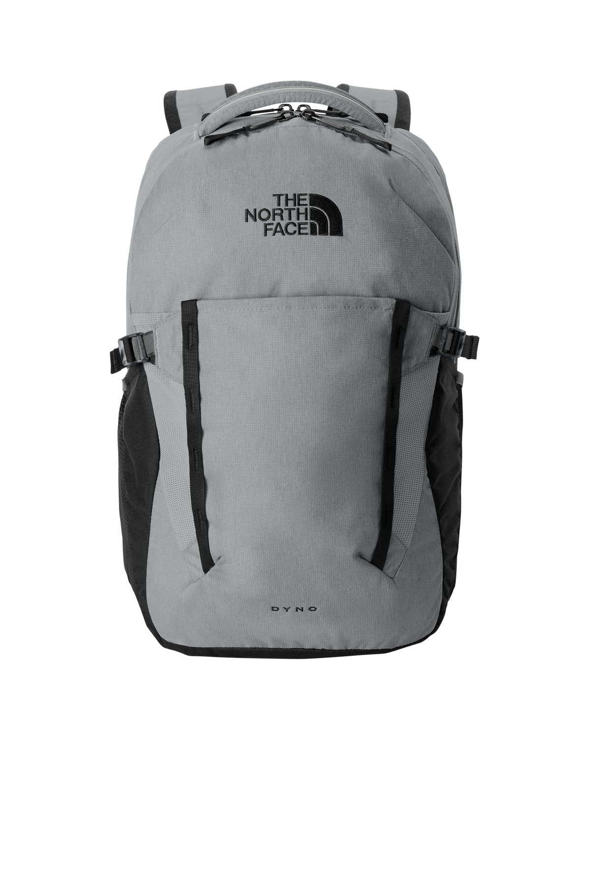 The North Face Dyno Backpack. NF0A52S7 - Mid Grey Dark Heather/ TNF Black - front
