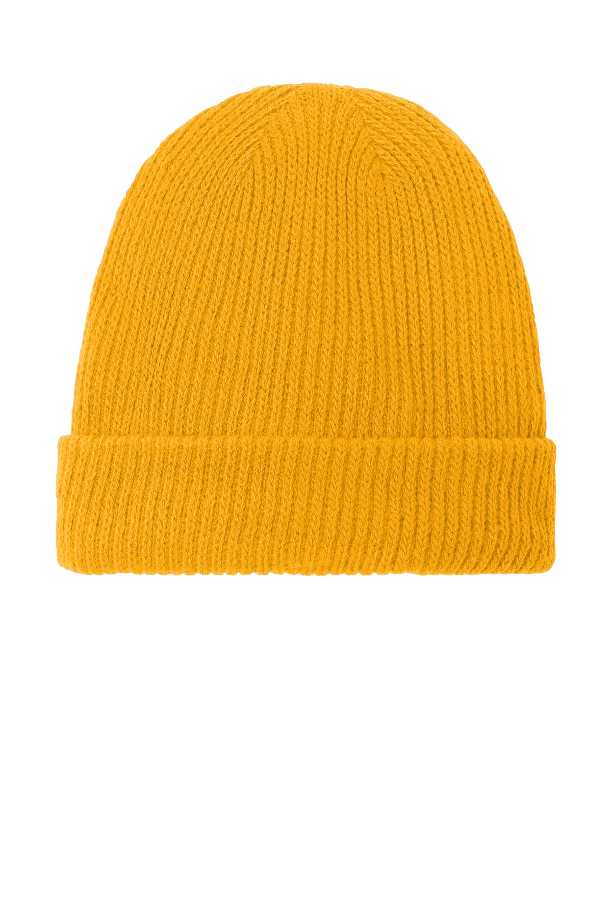 The North Face Circular Rib Beanie NF0A7RGH - TNF Yellow - front