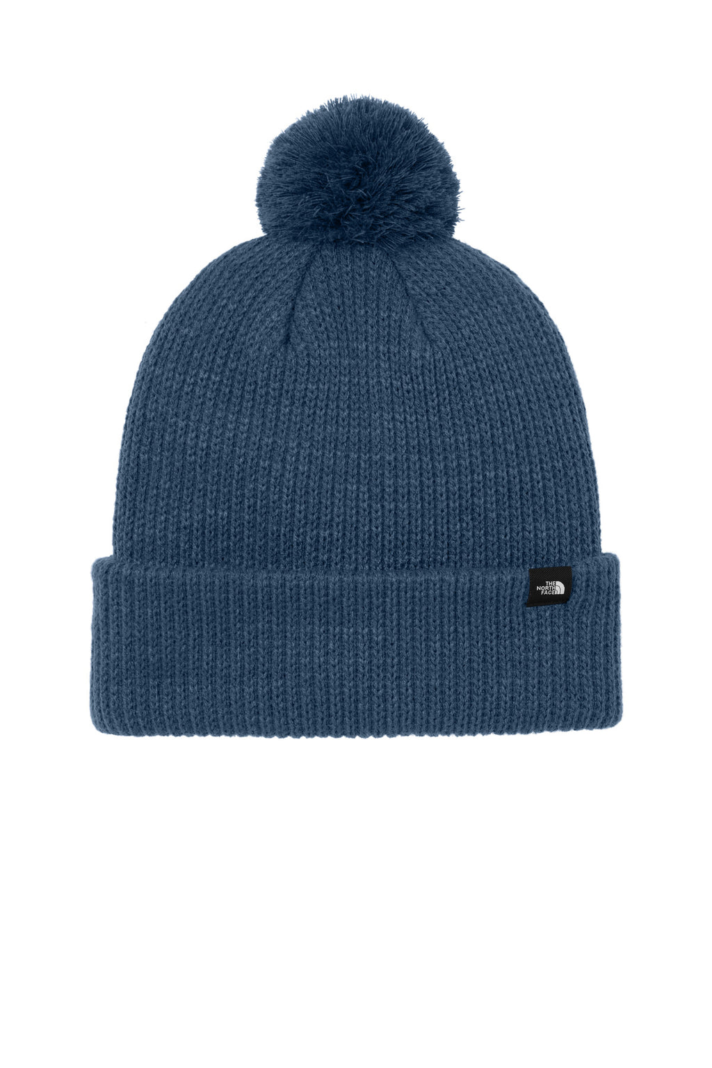 The North Face Pom Beanie NF0A7RGI - Shady Blue - front