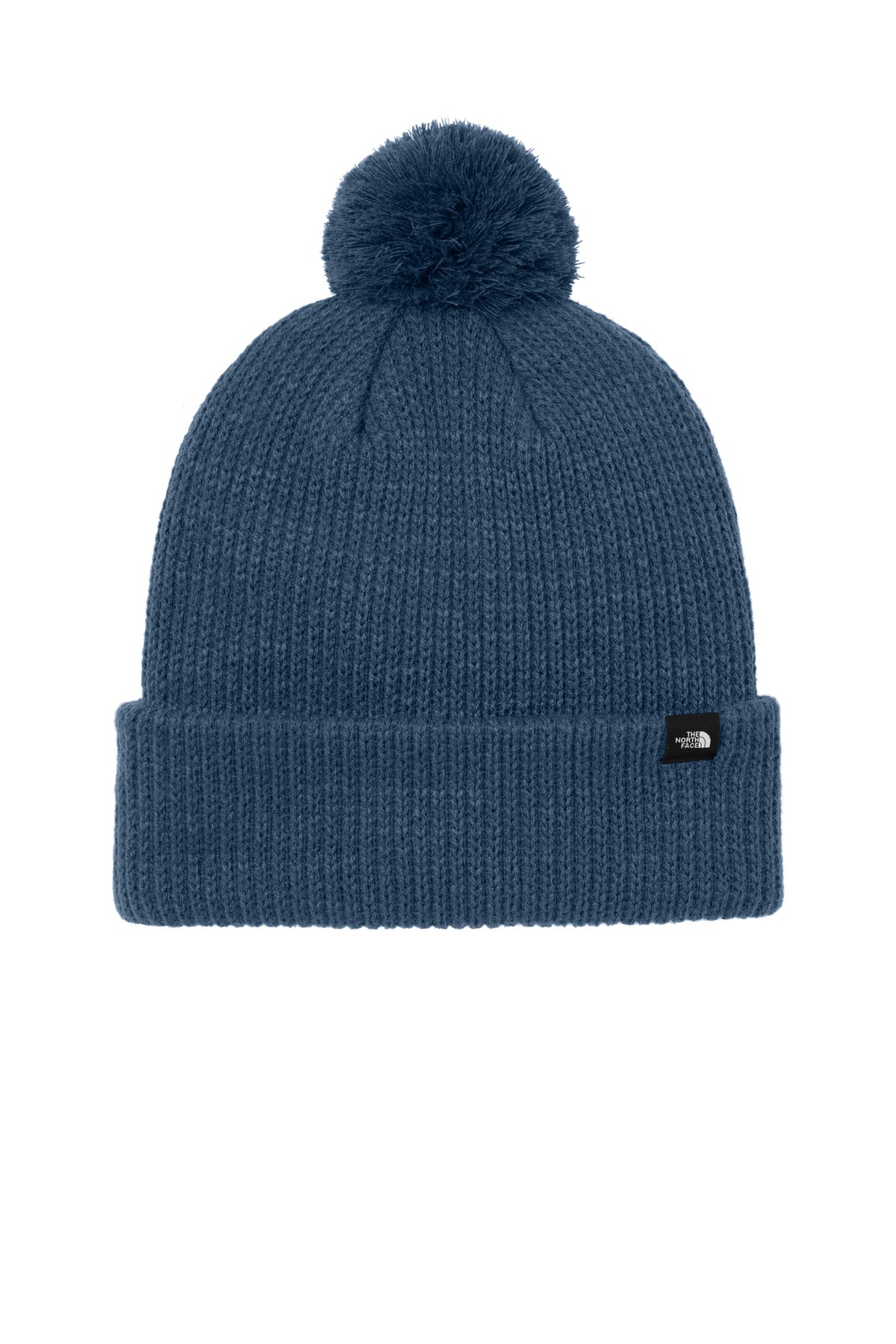 The North Face Pom Beanie NF0A7RGI - Shady Blue - front