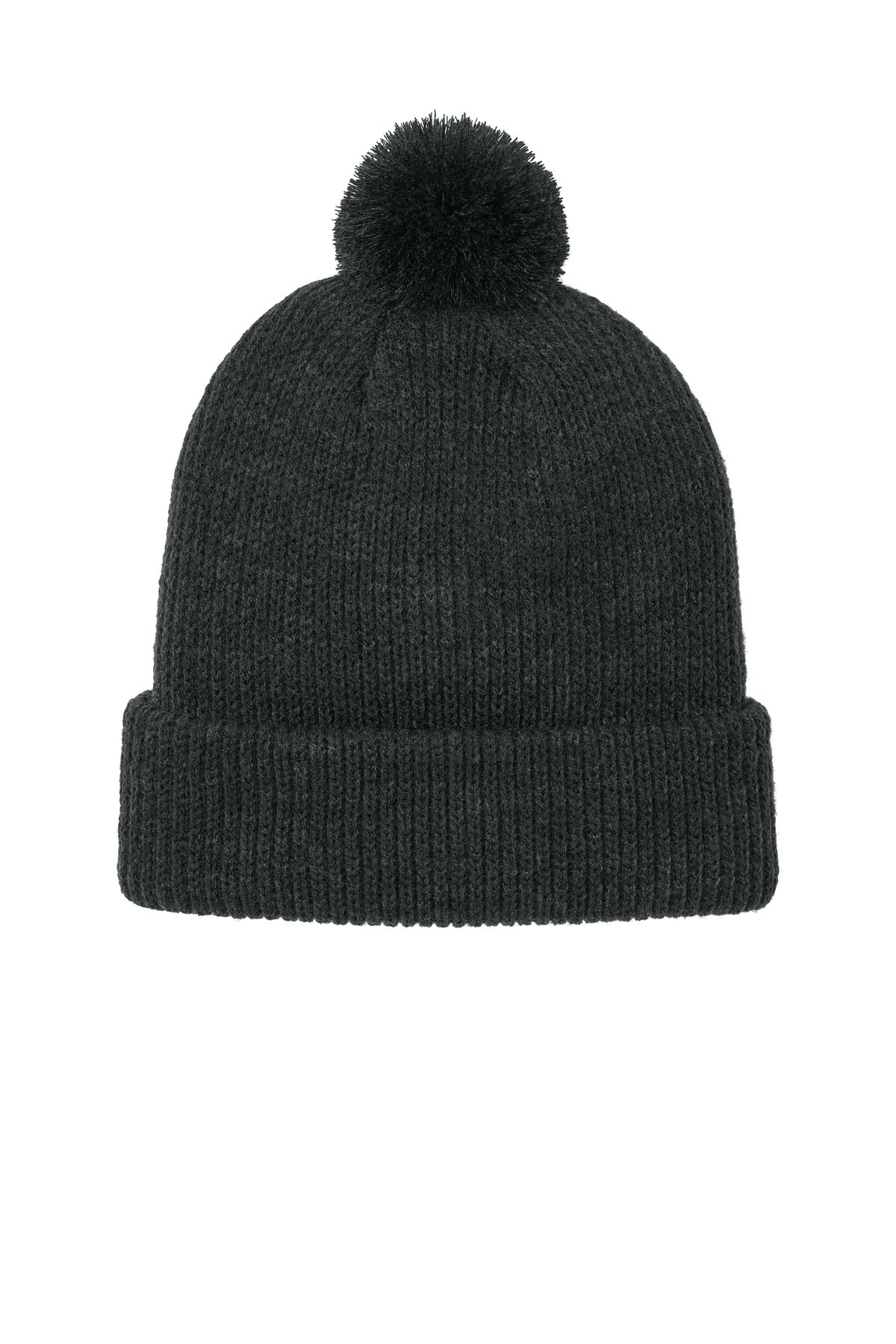 The North Face Pom Beanie NF0A7RGI - TNF Black Heather - back