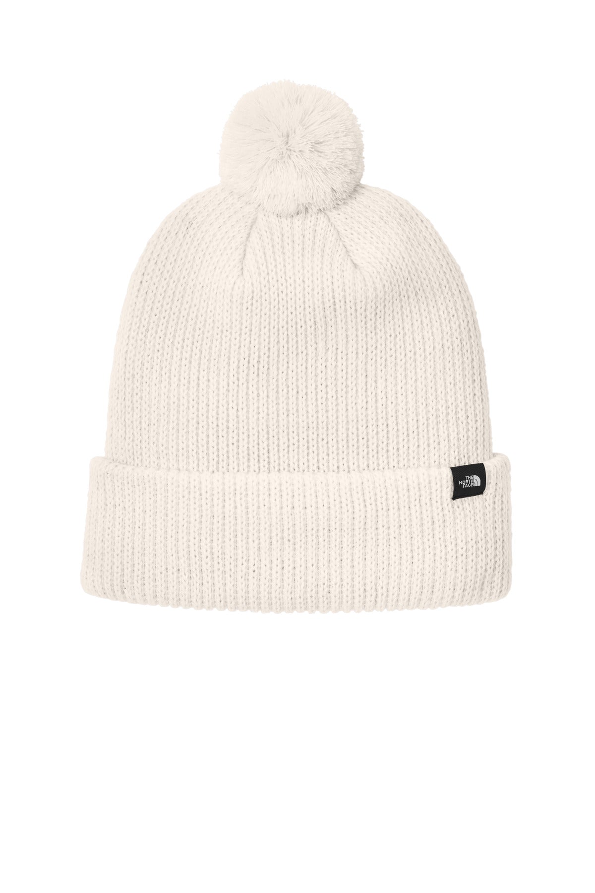 The North Face Pom Beanie NF0A7RGI - Vintage White - front