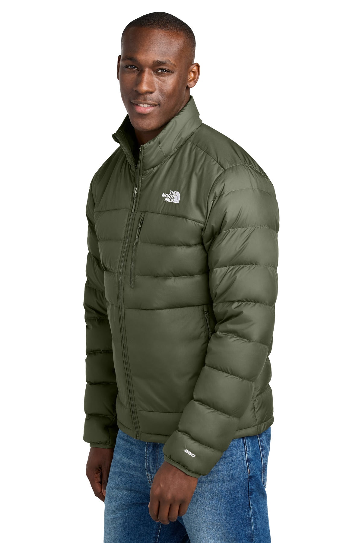 The North Face Down Hybrid Jacket NF0A7V4F - New Taupe Green - side