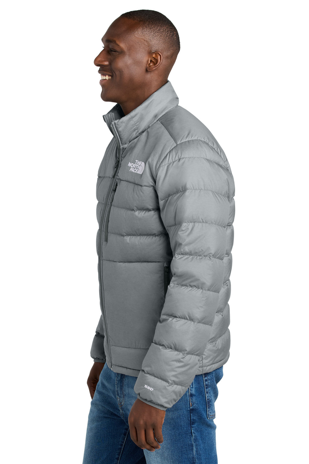 The North Face Down Hybrid Jacket NF0A7V4F - TNF Medium Grey Heather - side