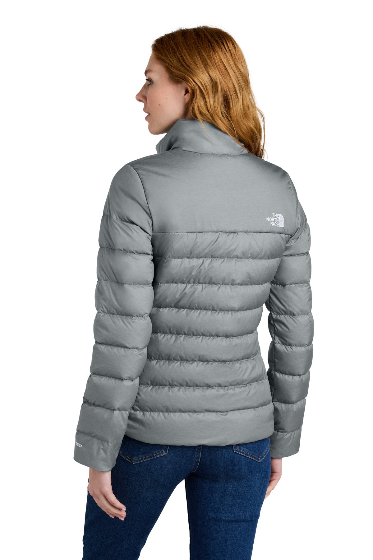 The North Face Women's Down Hybrid Jacket NF0A7V4G - TNF Medium Grey Heather - back