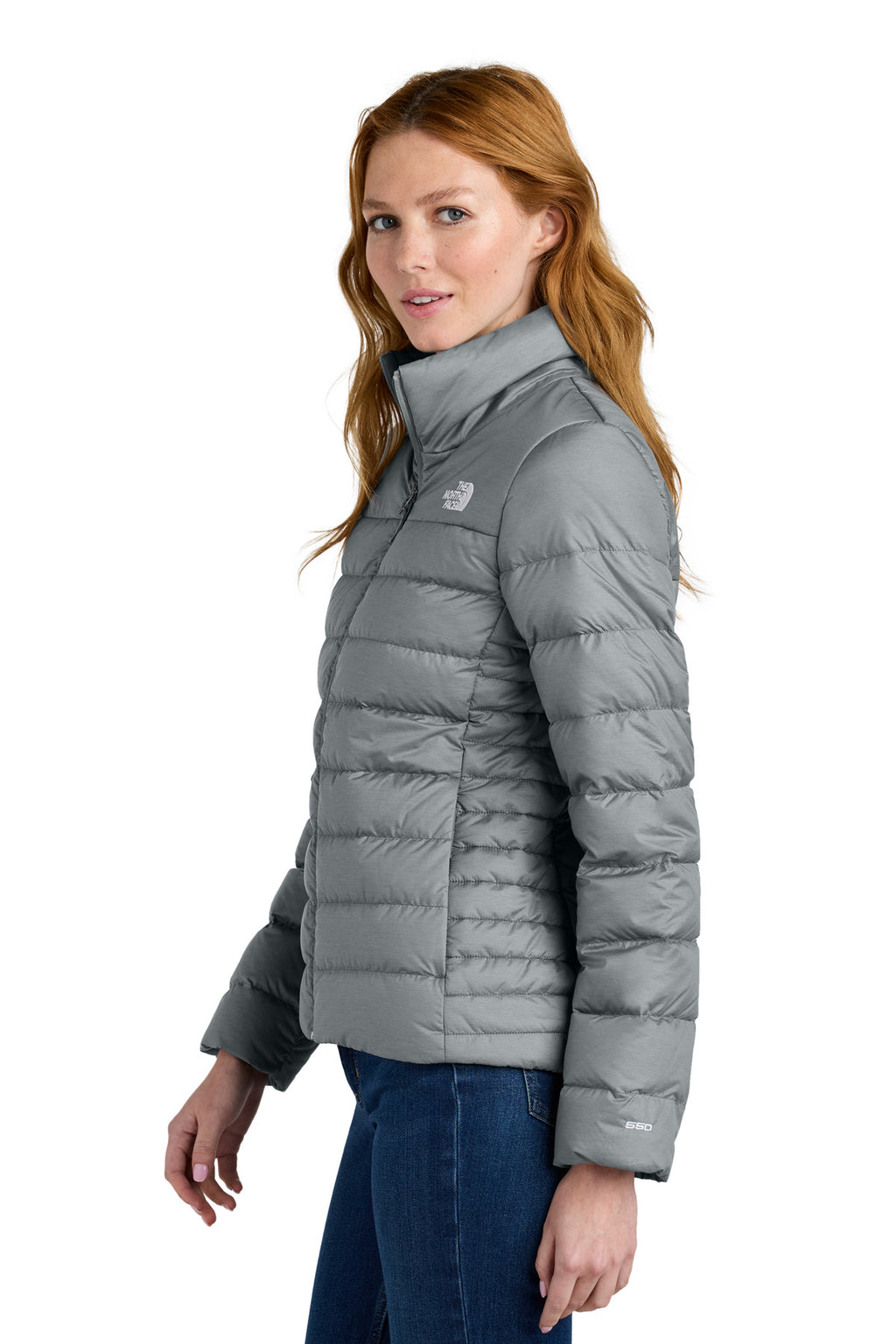 The North Face Women's Down Hybrid Jacket NF0A7V4G - TNF Medium Grey Heather - side