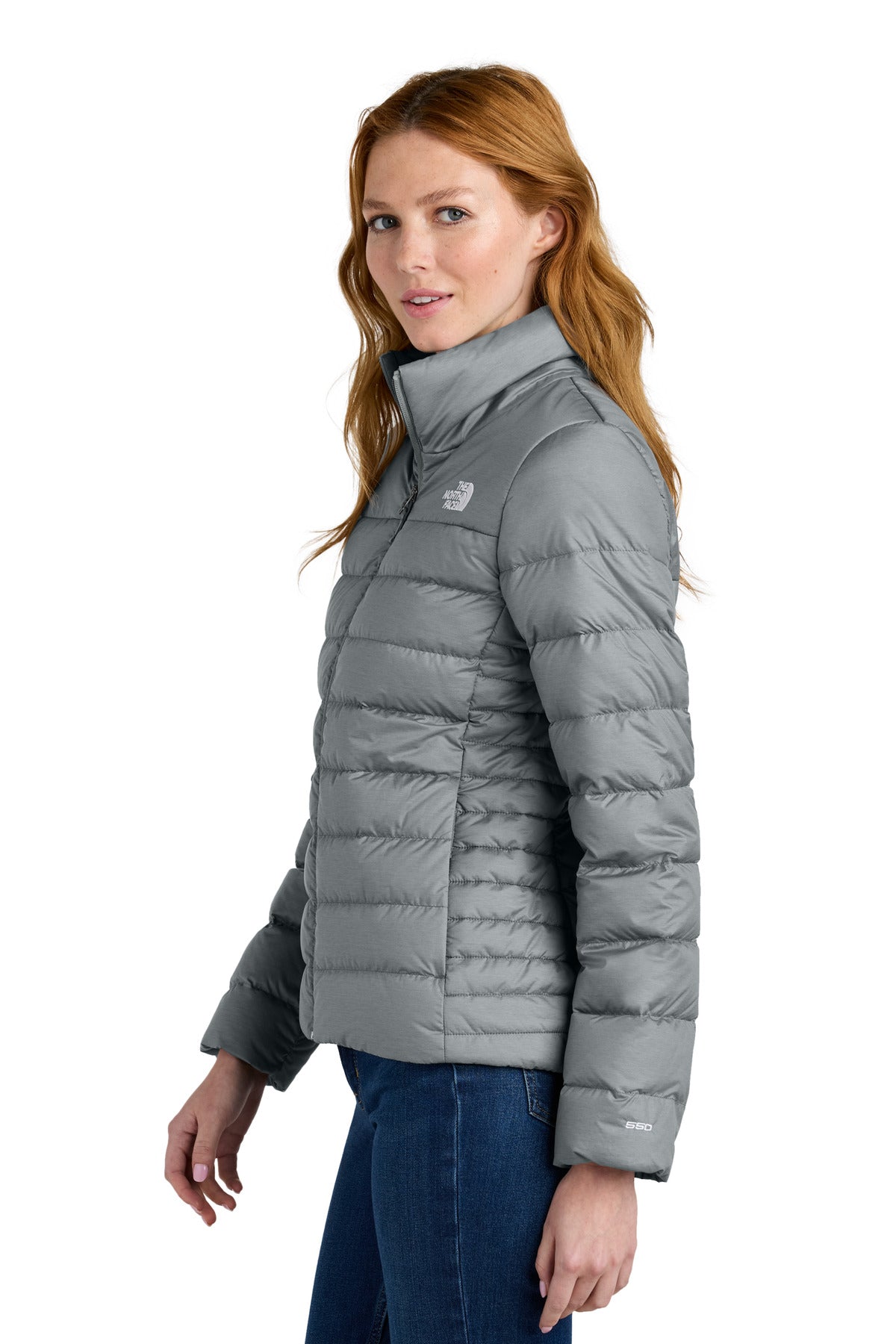 The North Face Women's Down Hybrid Jacket NF0A7V4G - TNF Medium Grey Heather - side