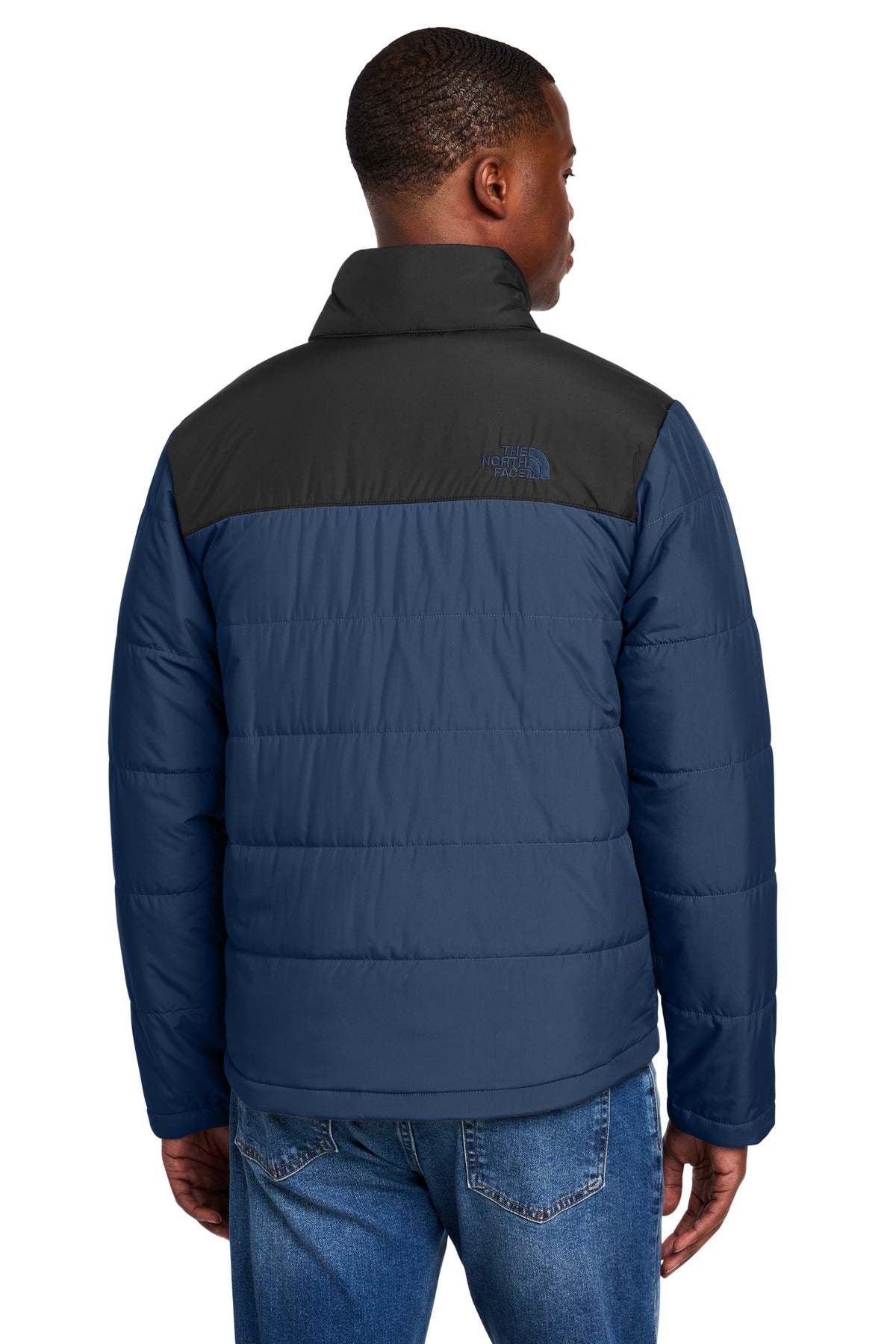 The North Face Chest Logo Everyday Insulated Jacket NF0A7V6J - Shady Blue - back