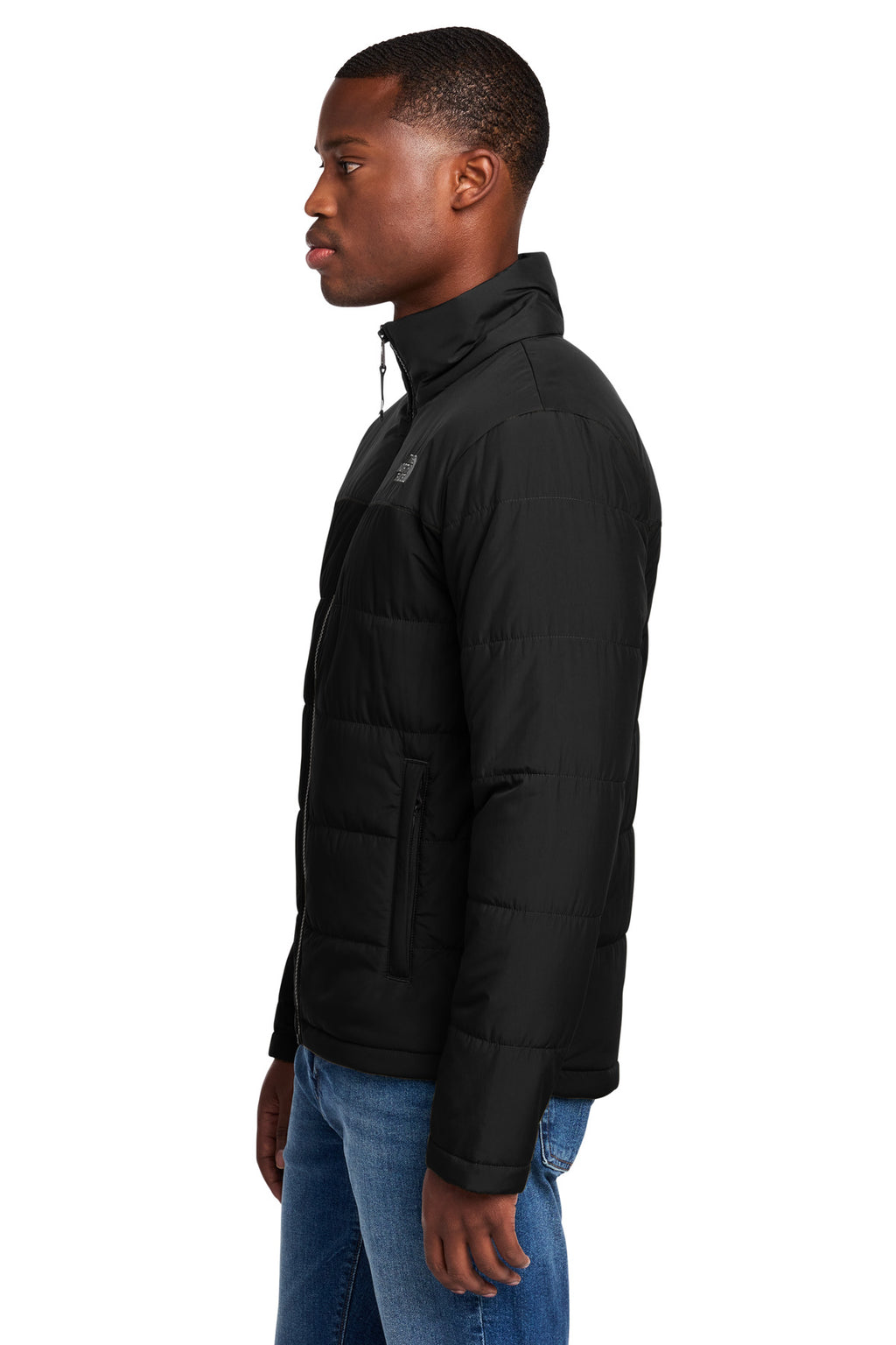 The North Face Chest Logo Everyday Insulated Jacket NF0A7V6J - TNF Black - side