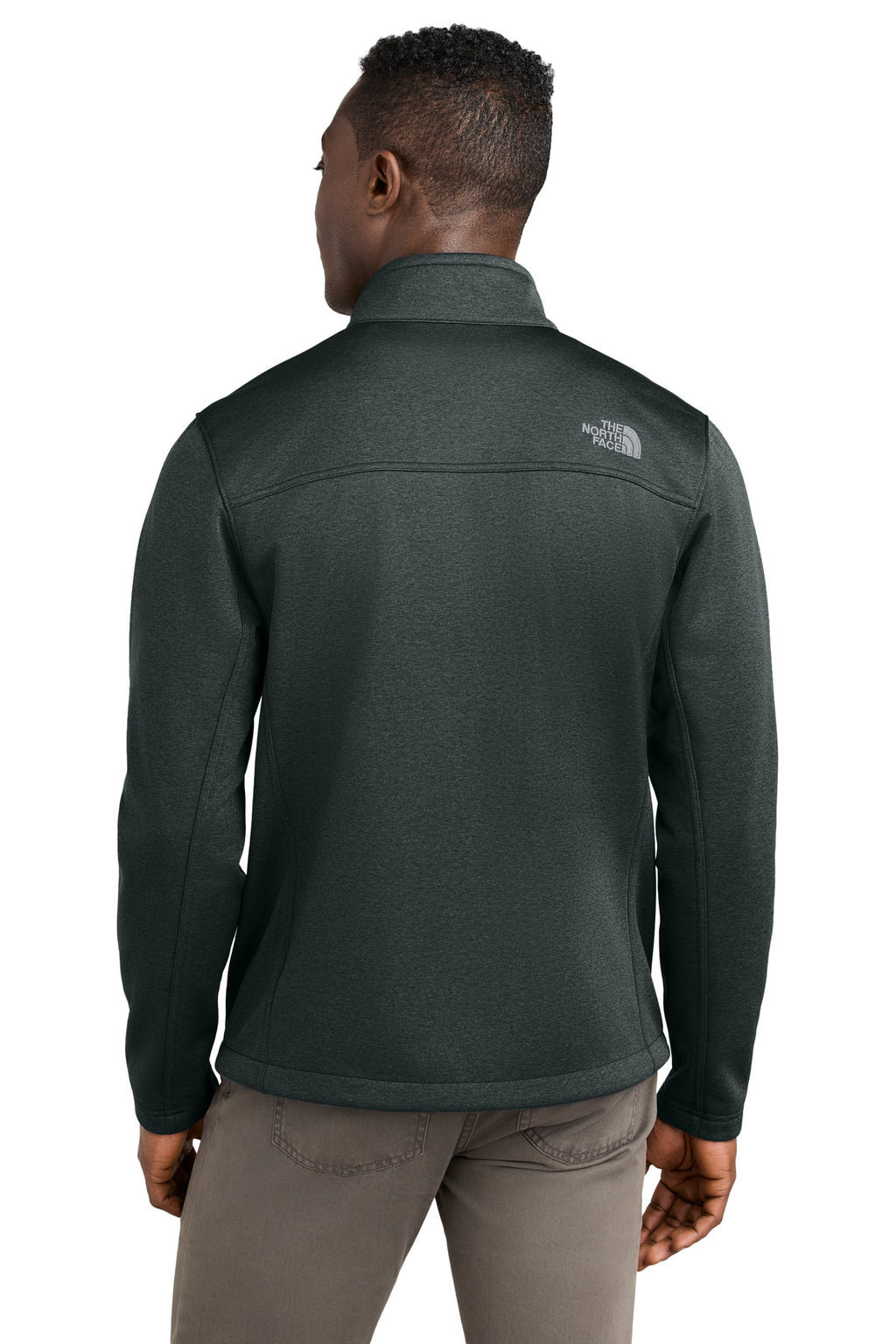 The North Face Chest Logo Ridgewall Soft Shell Jacket NF0A88D5 - TNF Dark Grey Heather - back