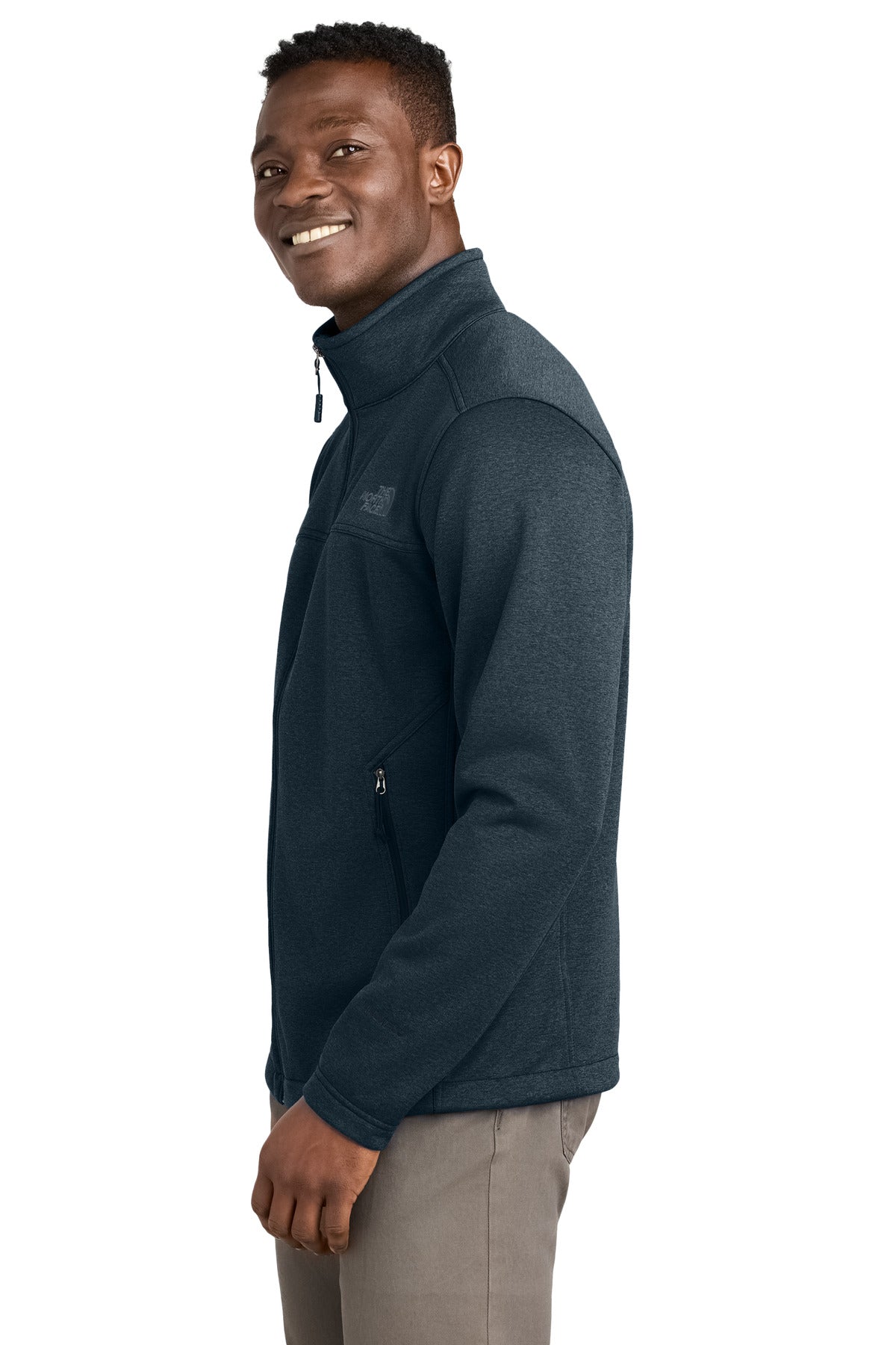 The North Face Chest Logo Ridgewall Soft Shell Jacket NF0A88D5 - Urban Navy Heather - side
