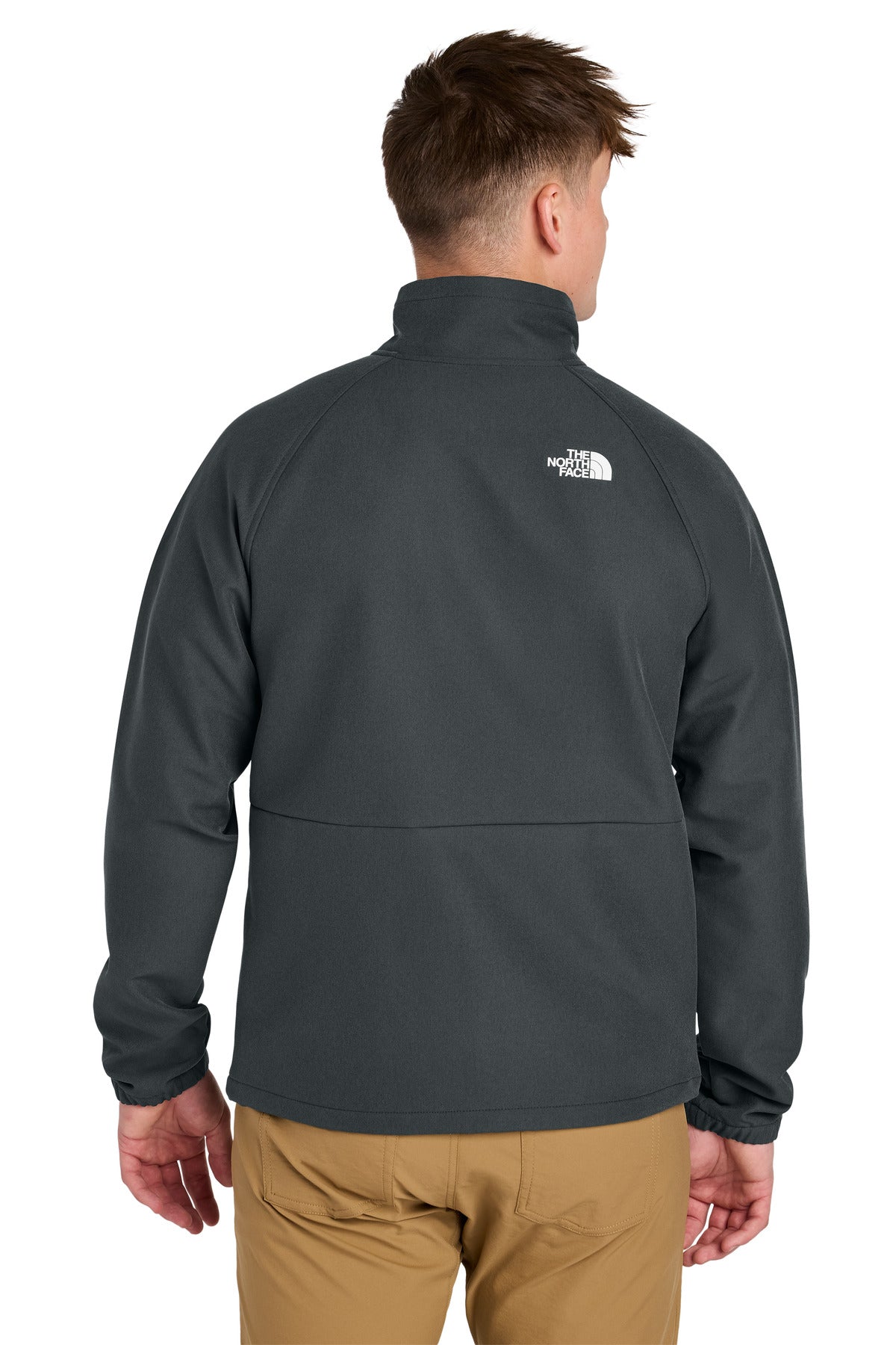 The North Face Barr Lake Soft Shell Jacket NF0A8BUD - Asphalt Grey Dark Heather - back