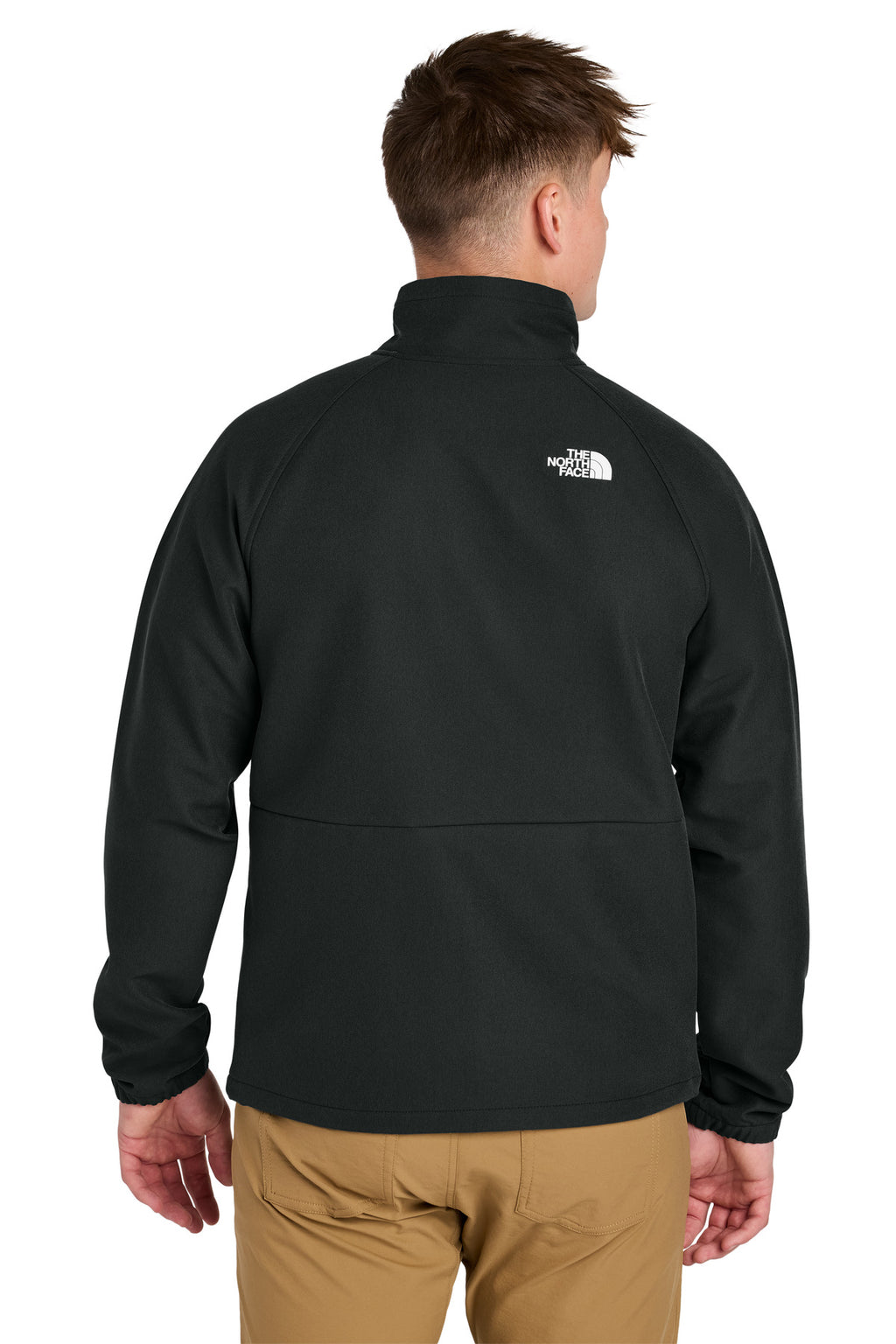 The North Face Barr Lake Soft Shell Jacket NF0A8BUD - TNF Black Heather - back