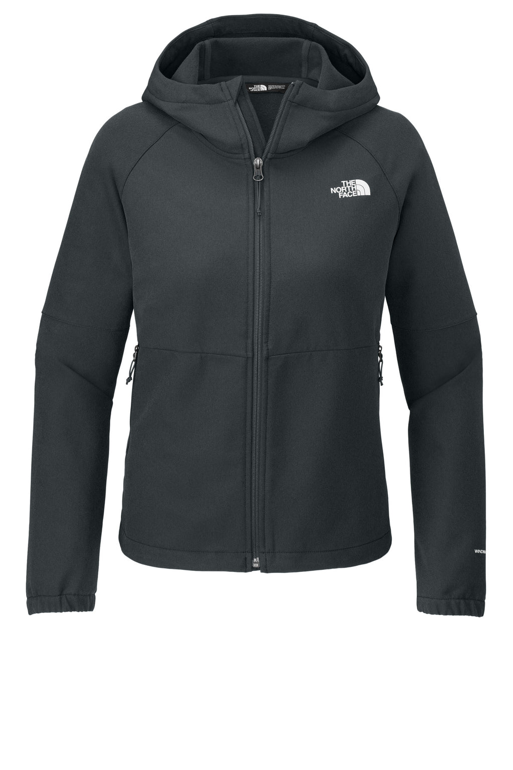 The North Face Women's Barr Lake Hooded Soft Shell Jacket NF0A8BUE - Asphalt Grey Dark Heather - front