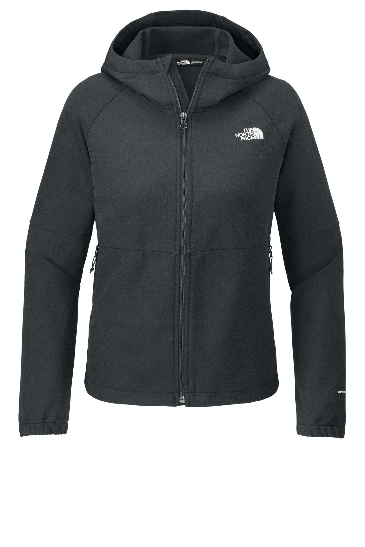 The North Face Women's Barr Lake Hooded Soft Shell Jacket NF0A8BUE - Asphalt Grey Dark Heather - front