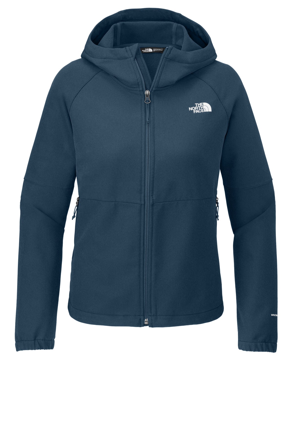 The North Face Women's Barr Lake Hooded Soft Shell Jacket NF0A8BUE - Shady Blue Dark Heather - front