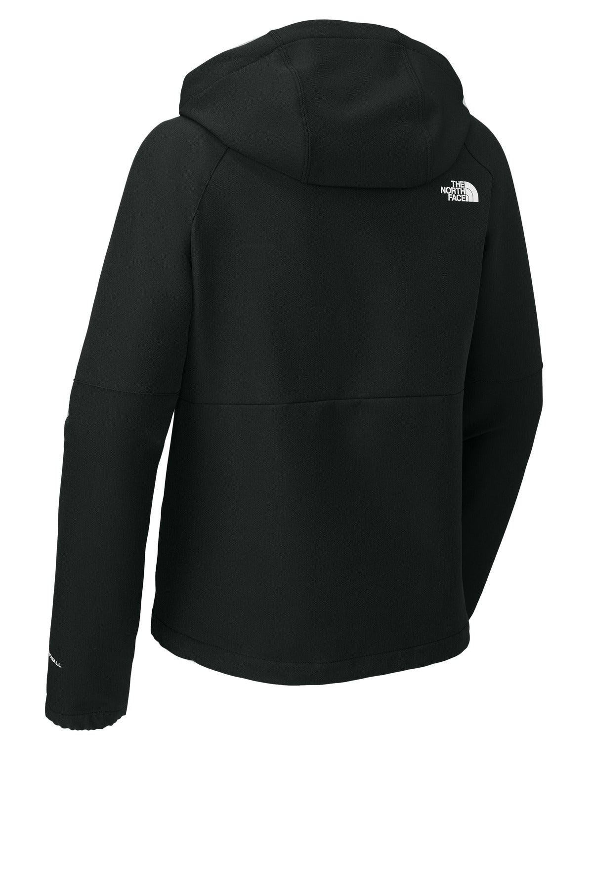 The North Face Women's Barr Lake Hooded Soft Shell Jacket NF0A8BUE - TNF Black Heather - back