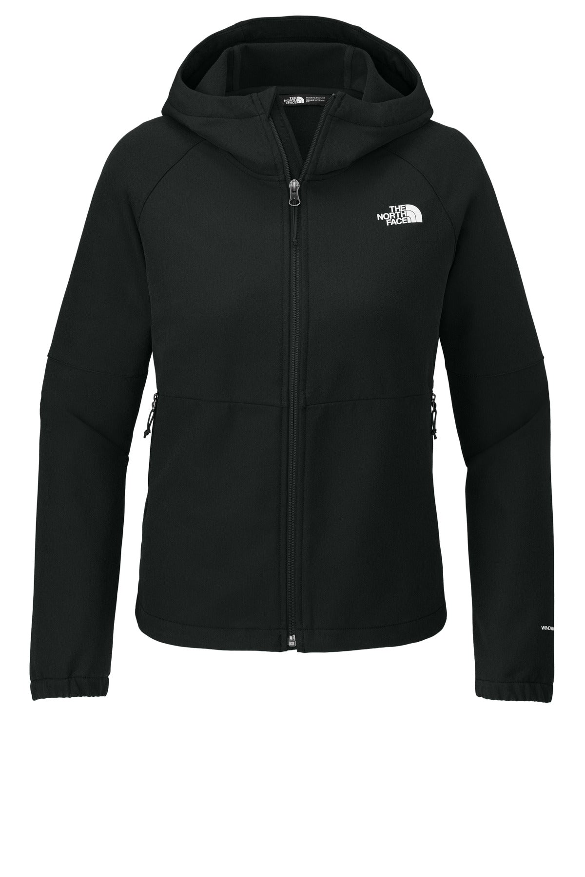 The North Face Women's Barr Lake Hooded Soft Shell Jacket NF0A8BUE - TNF Black Heather - front