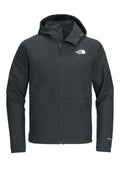 The North Face Barr Lake Hooded Soft Shell Jacket NF0A8BUF - Asphalt Grey Dark Heather - front